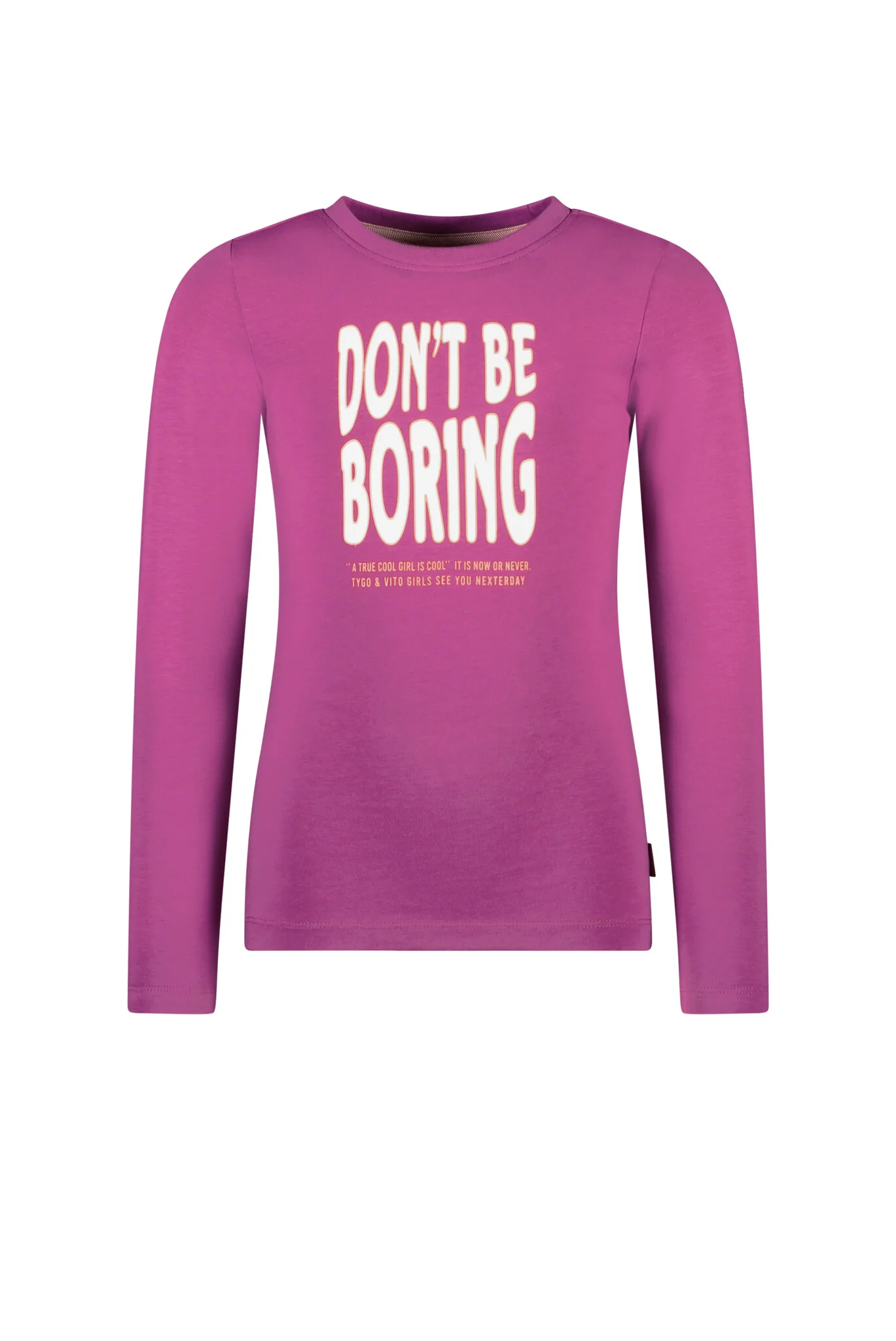 Tygo & Vito Meisjes shirt linde beetroot