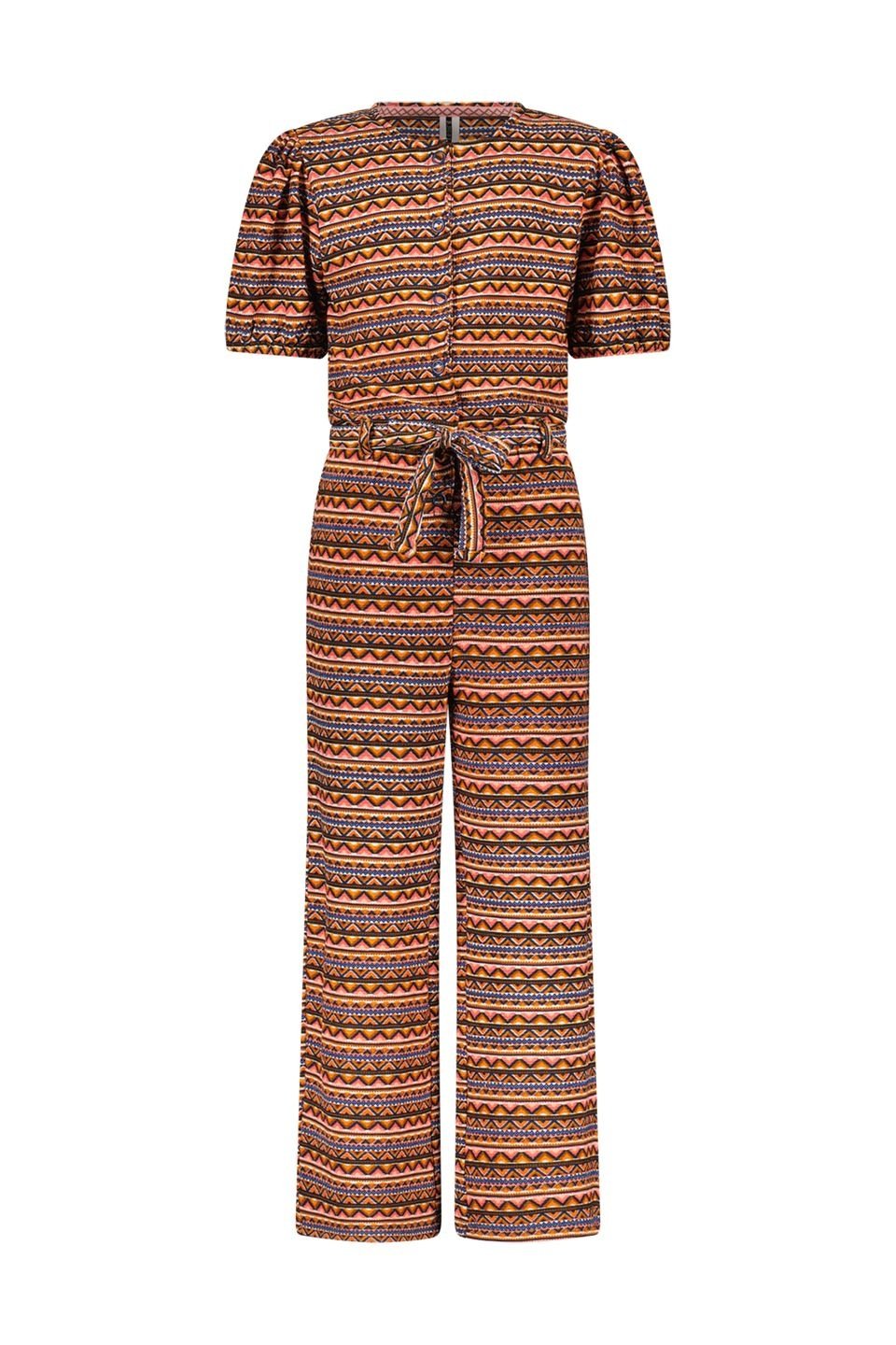 B.Nosy Meisjes jumpsuit babette blush aztec aop