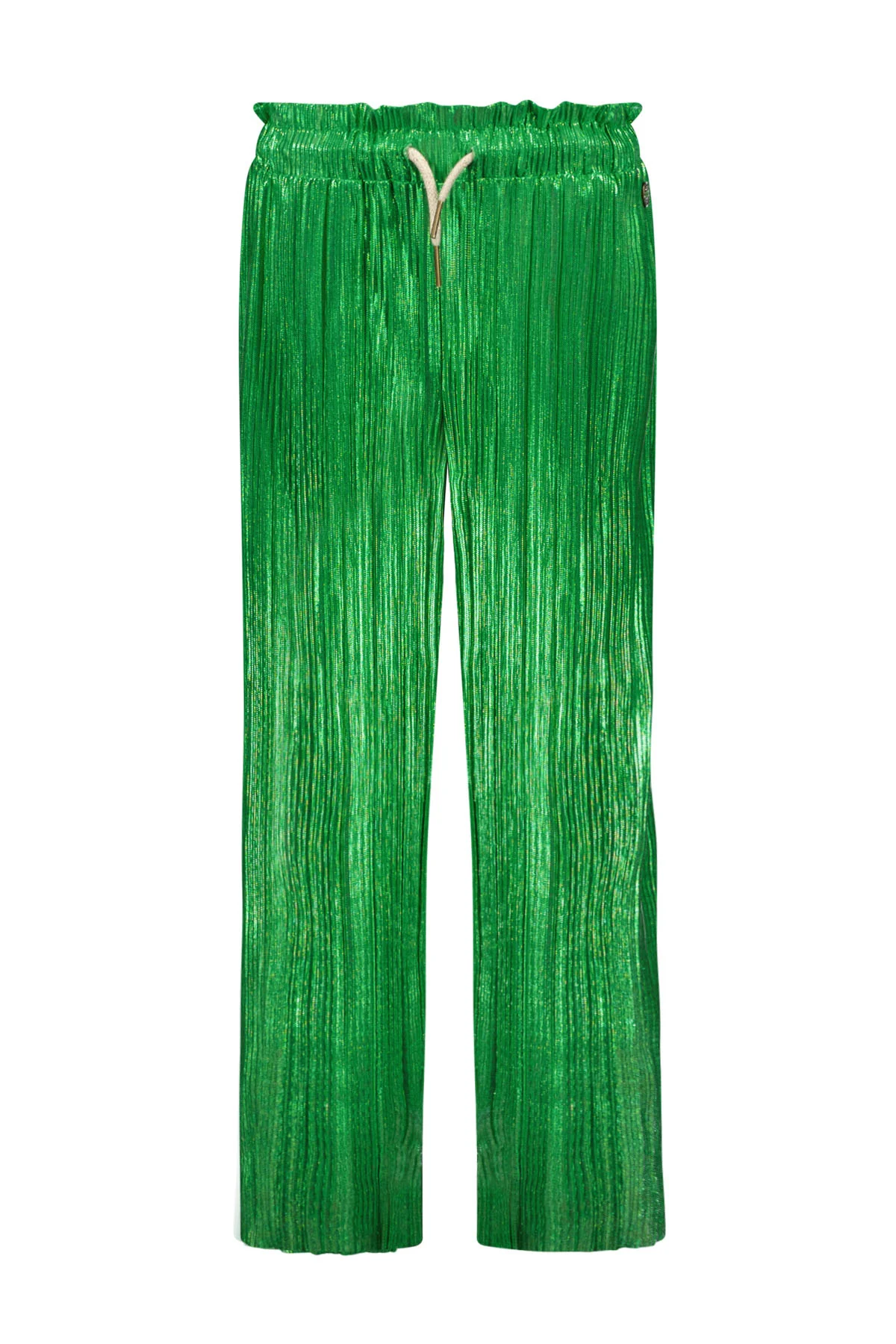 Like Flo Meisjes broek metallic plisse metallic