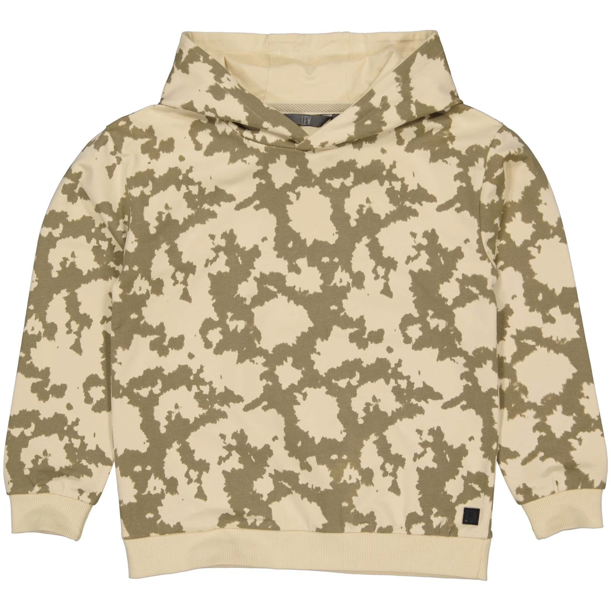 Levv Jongens hoodie dazz grijs tie dye