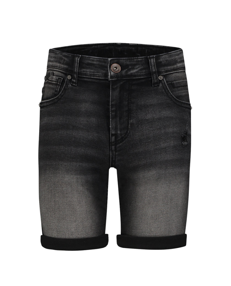 Ballin Amsterdam Jeans short jaxx skinny fit denim donker