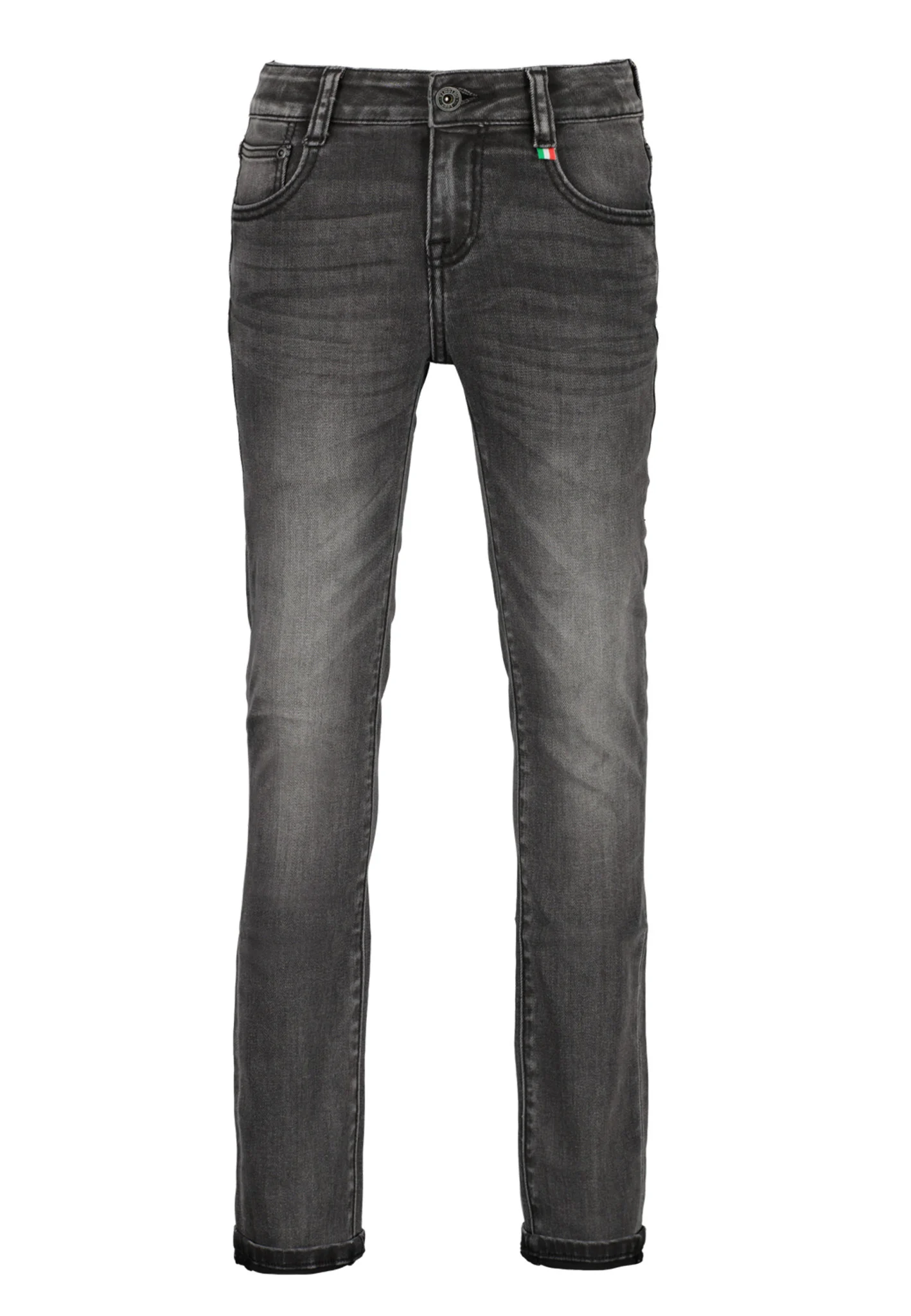 Vingino Jongens jeans diego noos slim fit dark grey vintage