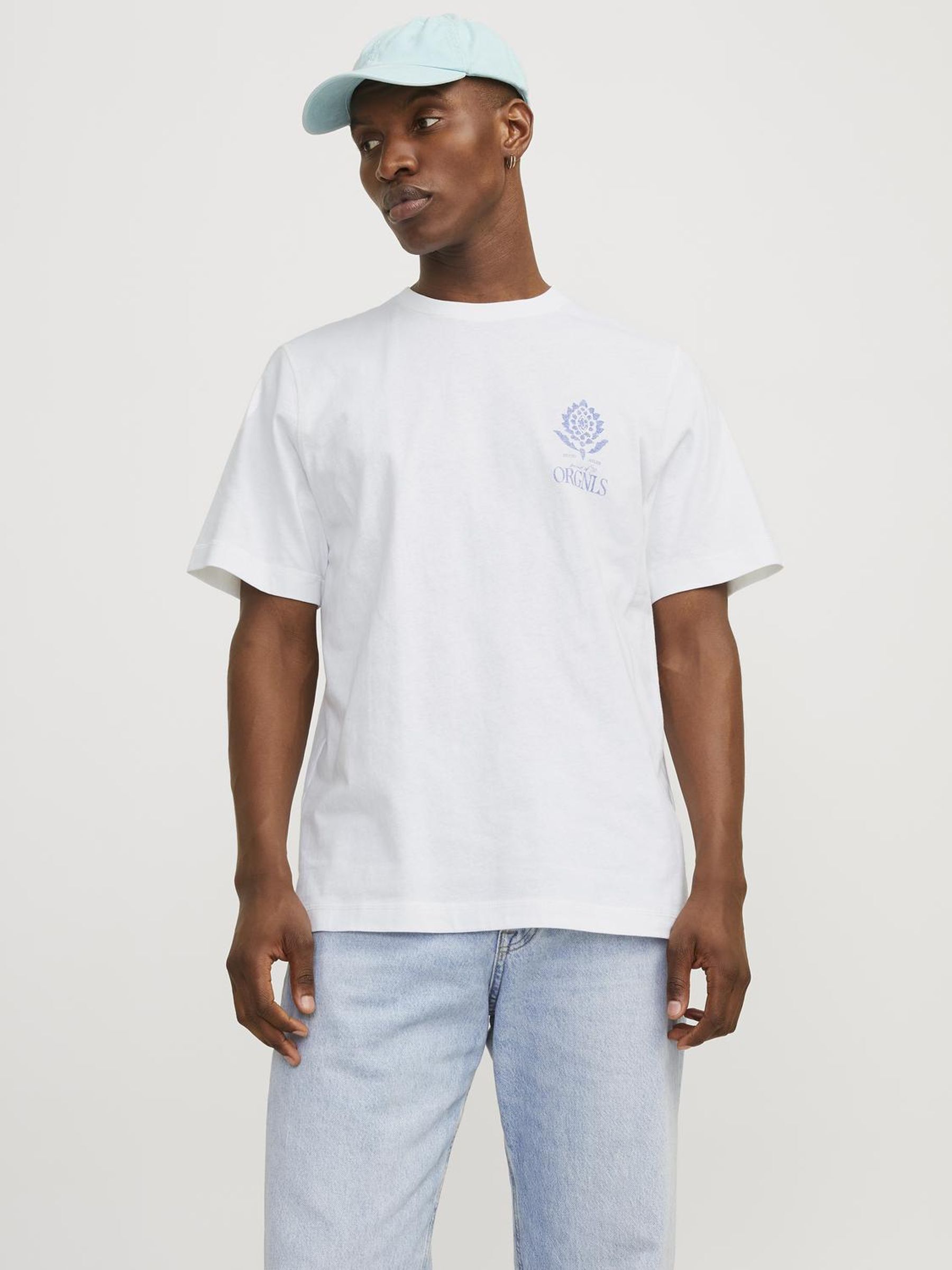 Jack & Jones Jornoto graphic chest tee ss c.n ln