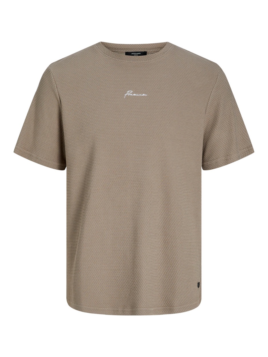 Jack & Jones Jprblafranco ss tee crew neck ln licht