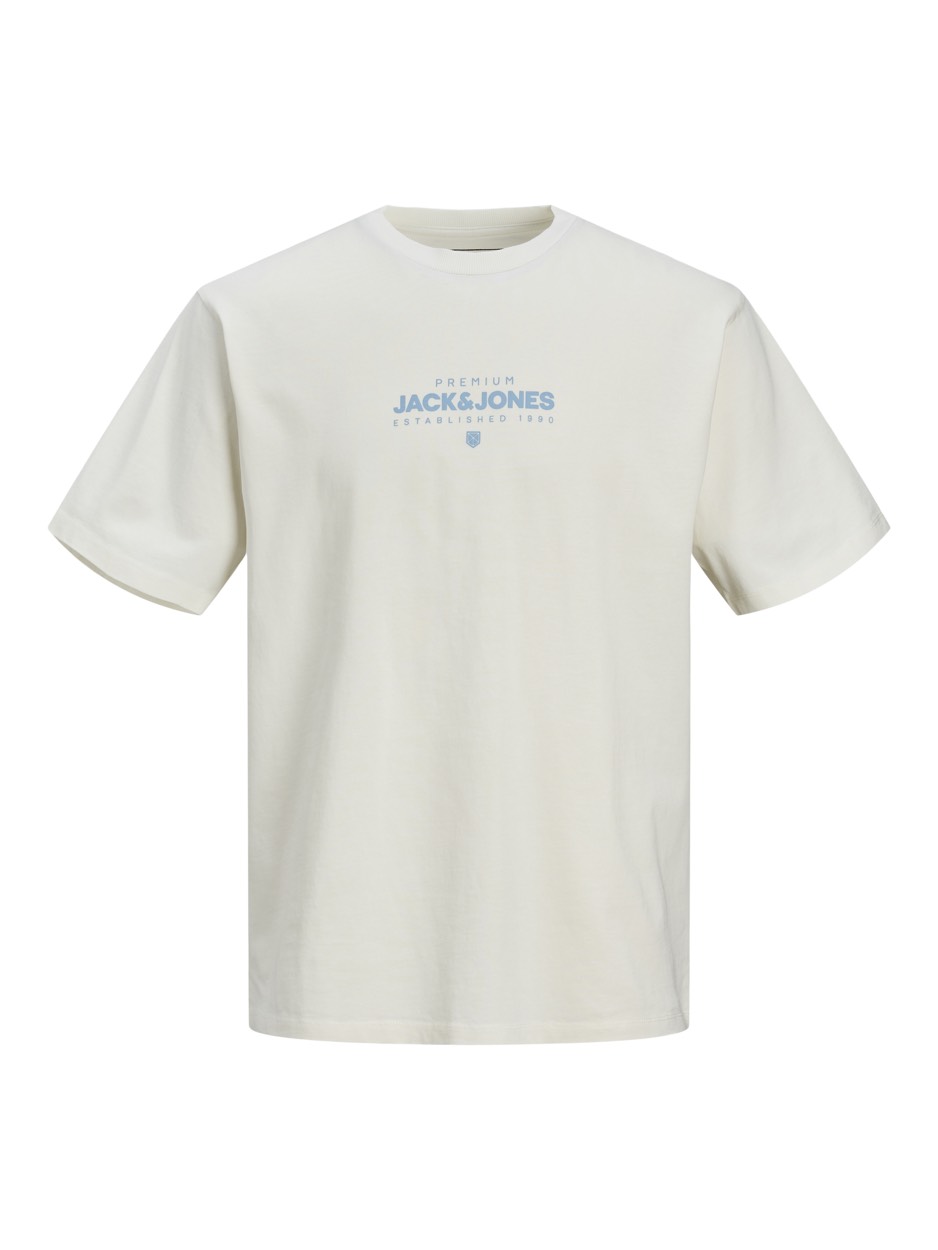 Jack & Jones Jprbluhuxi ss tee off-white