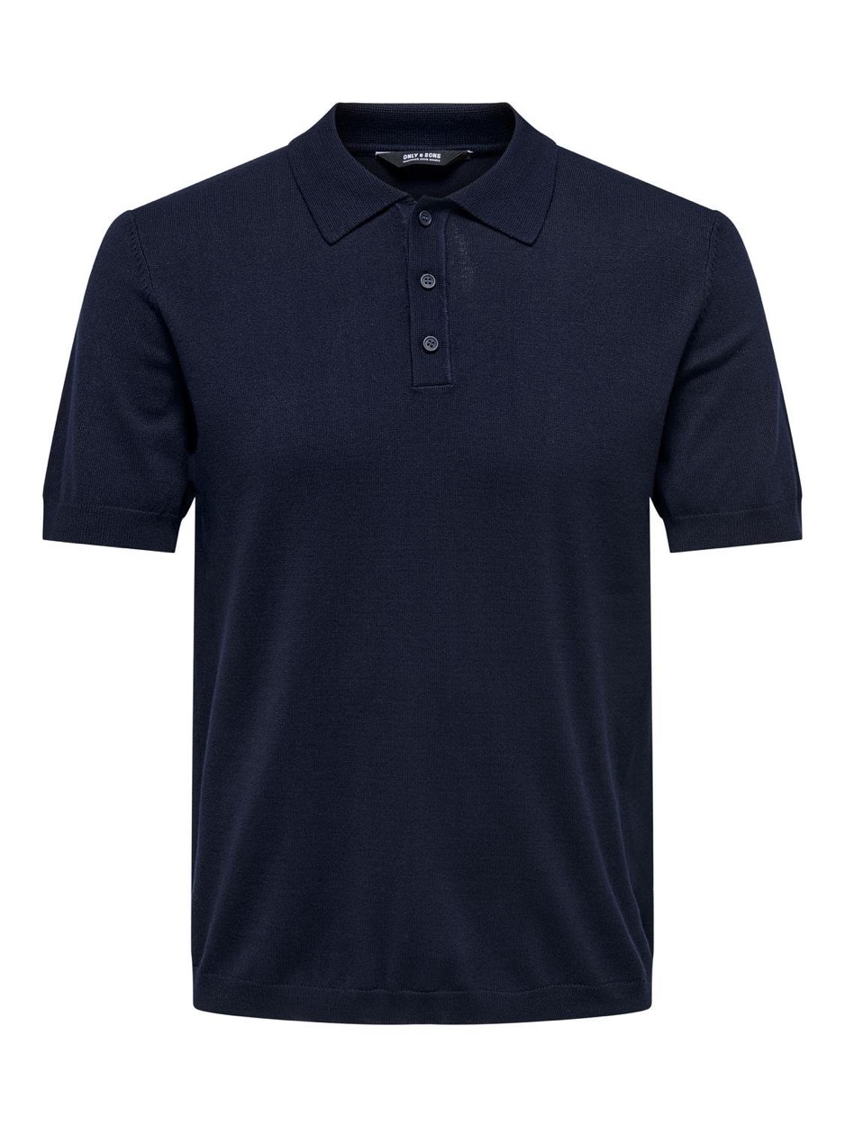 Only & Sons Onswyler life reg 14 ss polo knit n navy