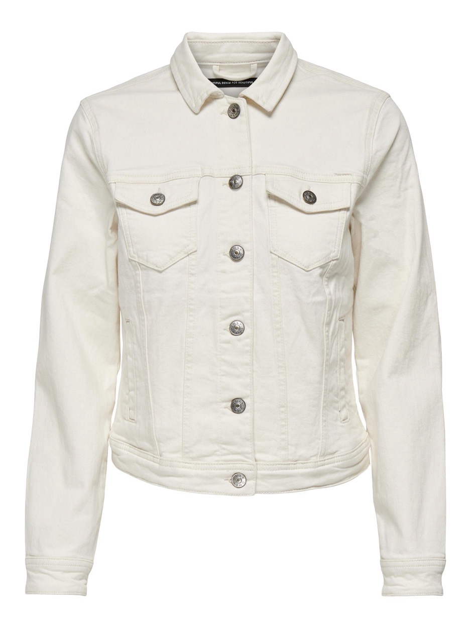 Only Onltia dnm jacket col pim noos ecru