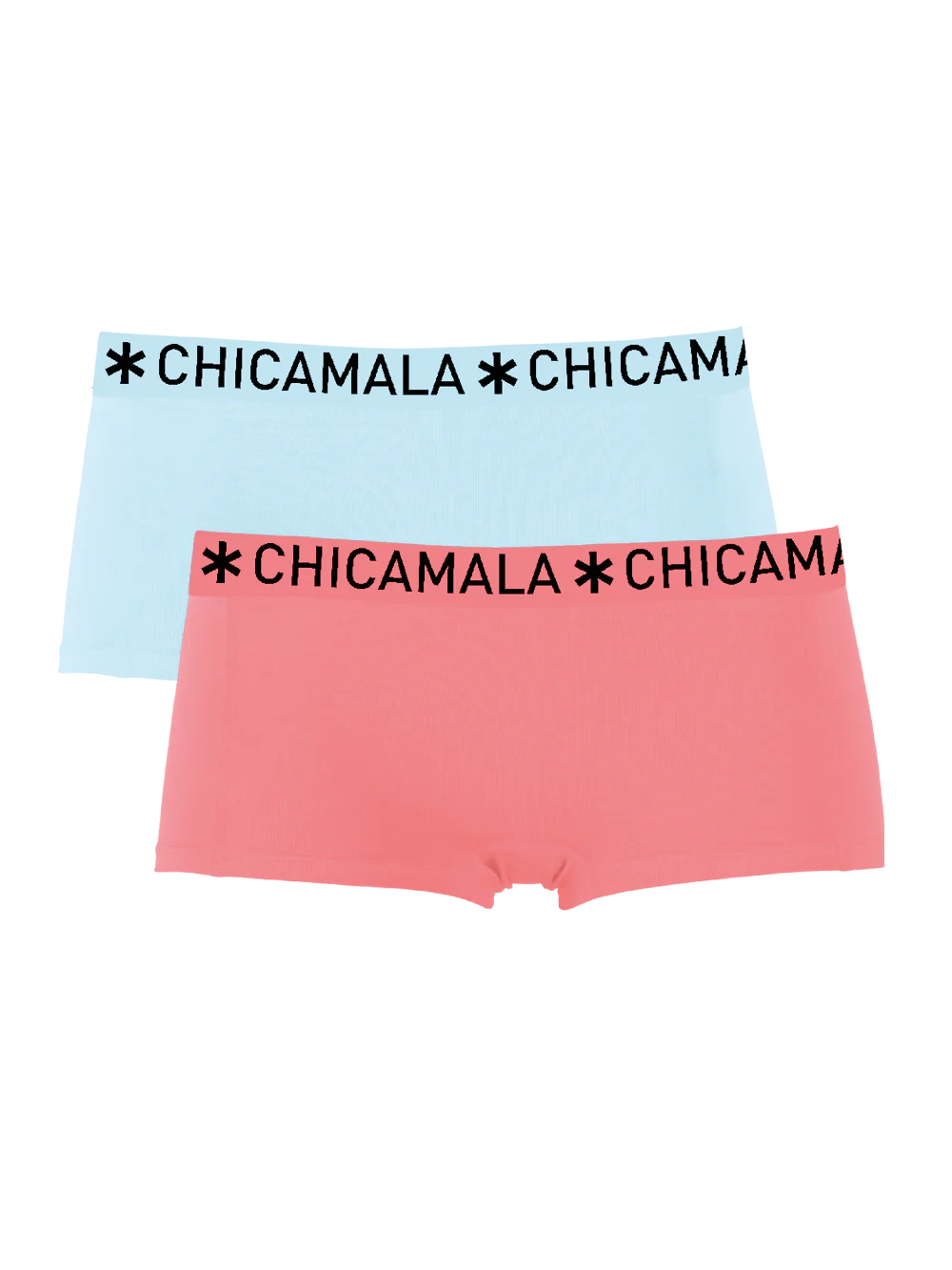 Muchachomalo Meisjes 2-pack boxershorts effen