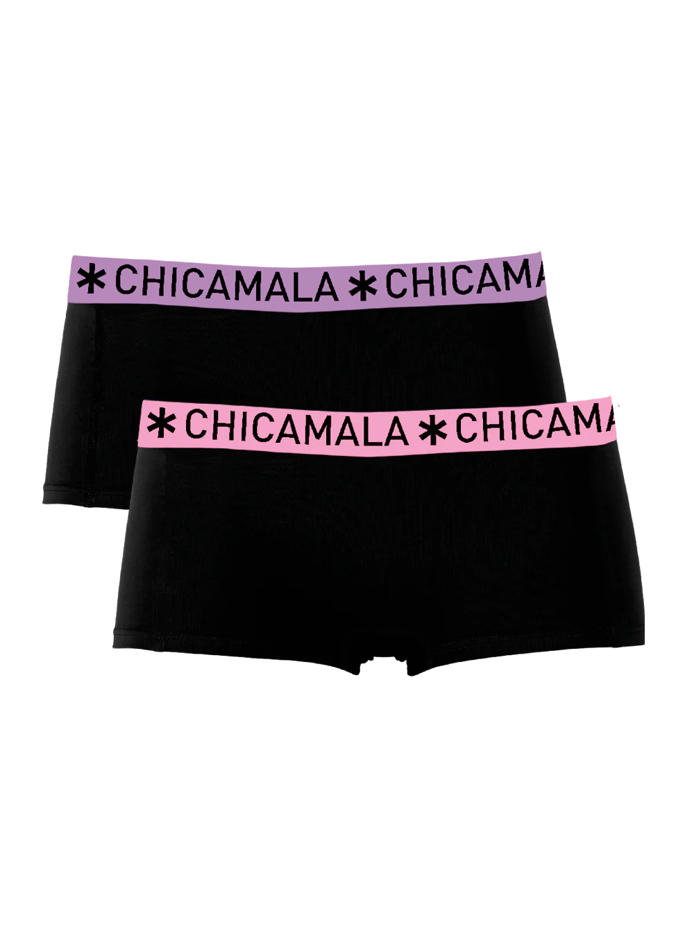 Muchachomalo Meisjes 2-pack boxershorts effen