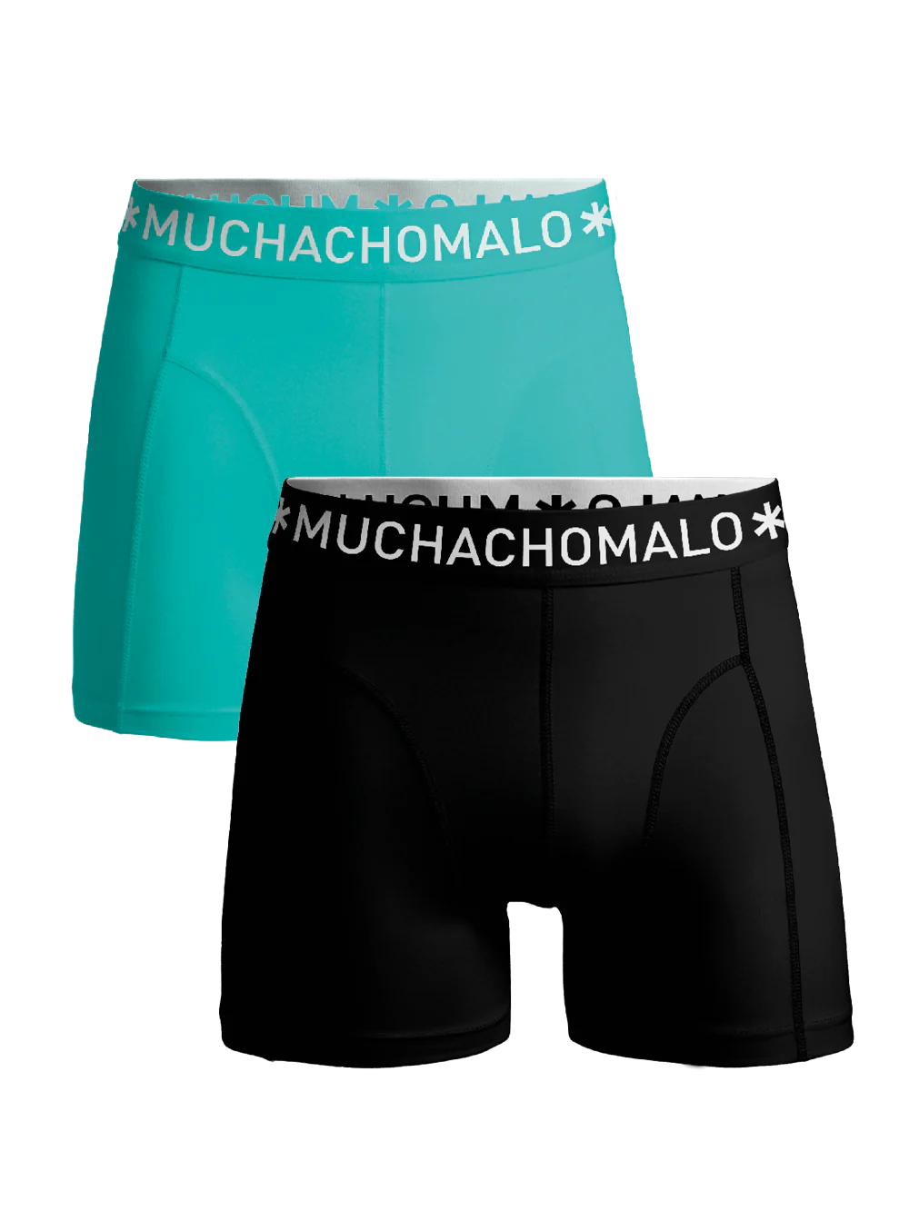 Muchachomalo Jongens 2-pack boxershorts effen