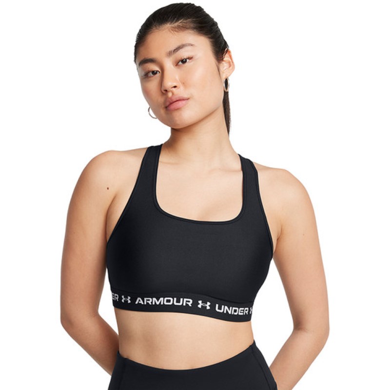 Under Armour Crossback mid bra-blk 1361034-006