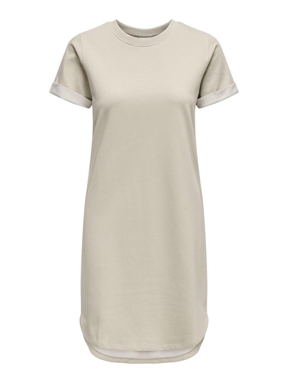 Jacqueline de Yong Jdyivy ss dress jrs noos beige
