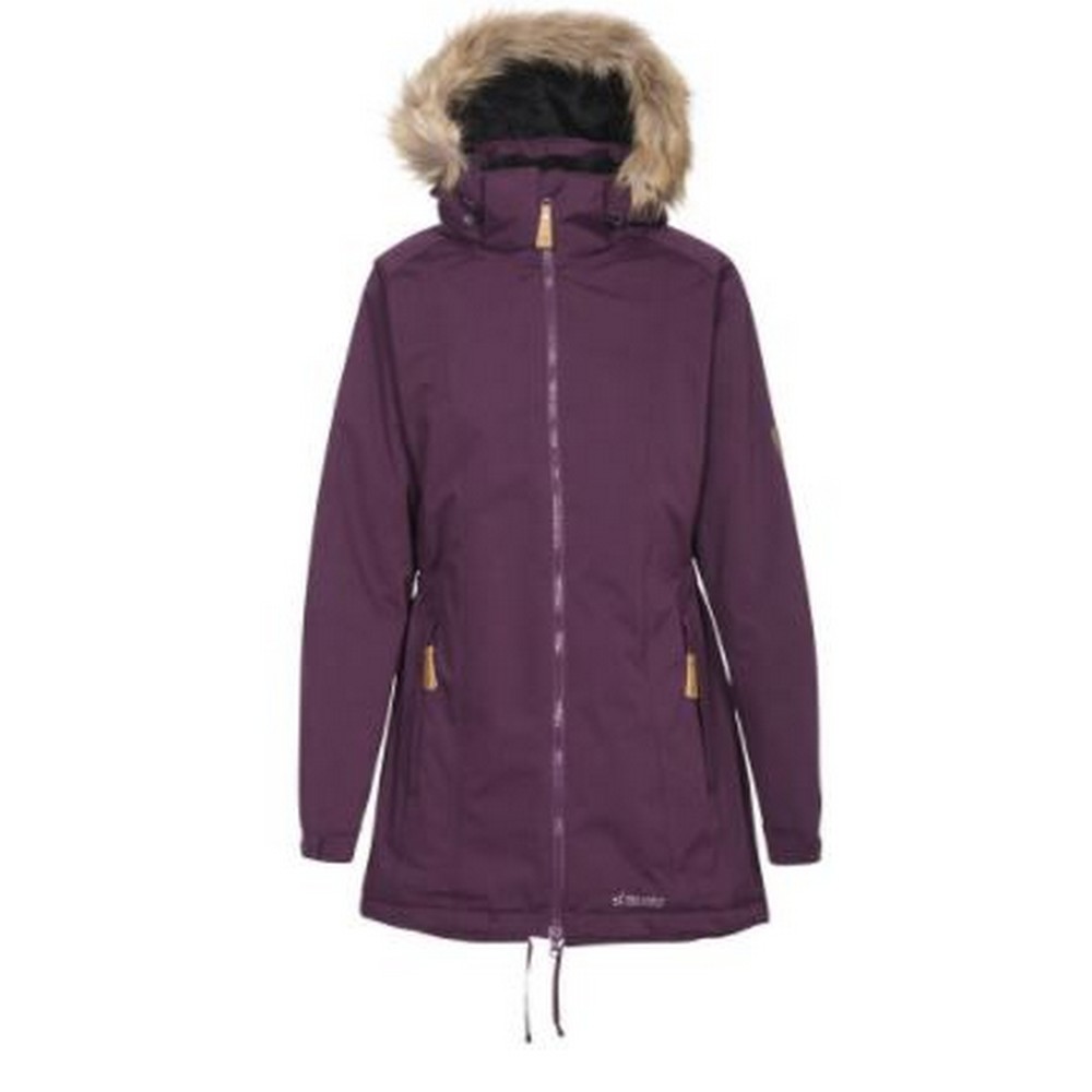 Trespass Dames celebrity geïsoleerd extra lange parka jas