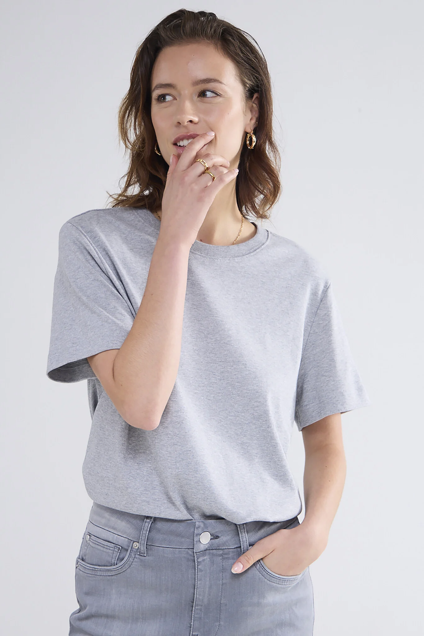 Summum Lyon-30645 short sleeve top classic cotton tee