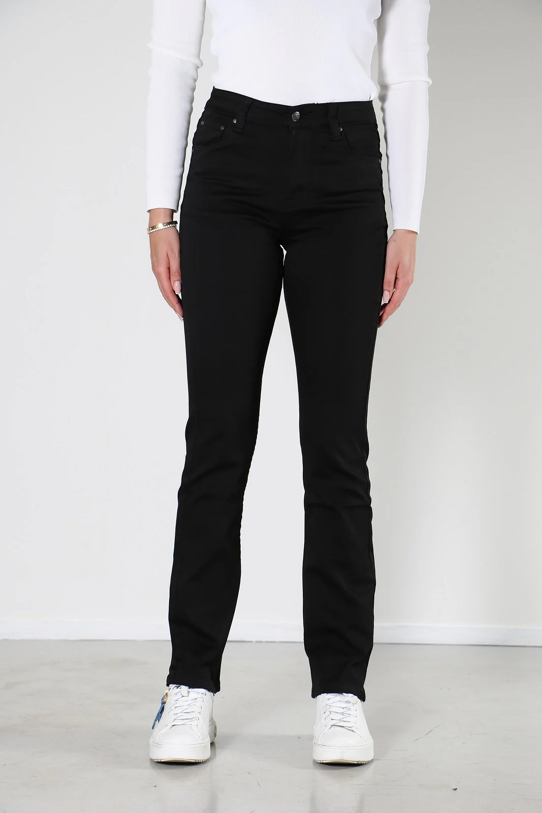 New-Star Memphis dames regular-fit jeans black