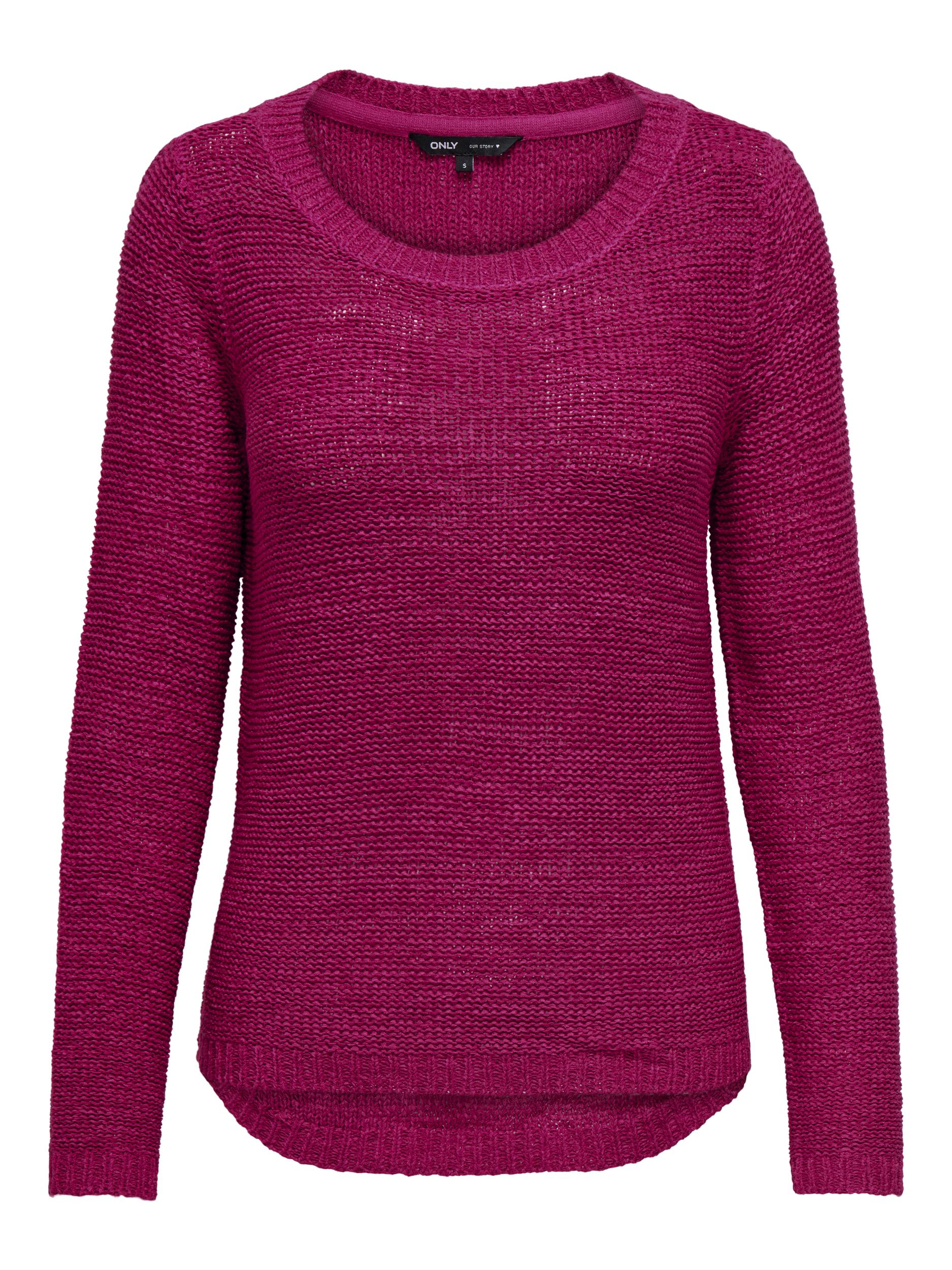 Only Trui met boothals in fijn tricot