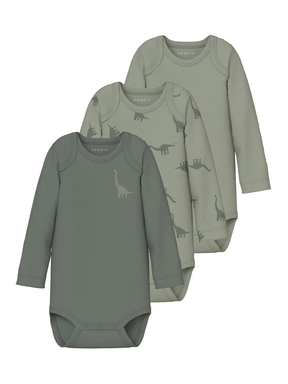Name It Kinder bodysuits jongens nbmbody dino 3-pack