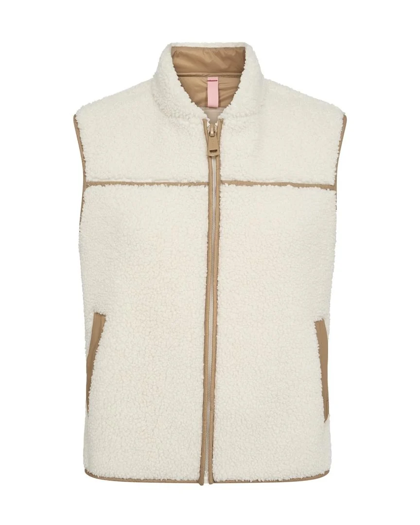 Afbeelding van Mos Mosh 165230 180 mosmosh mmrowe teddy waistcoat ecru