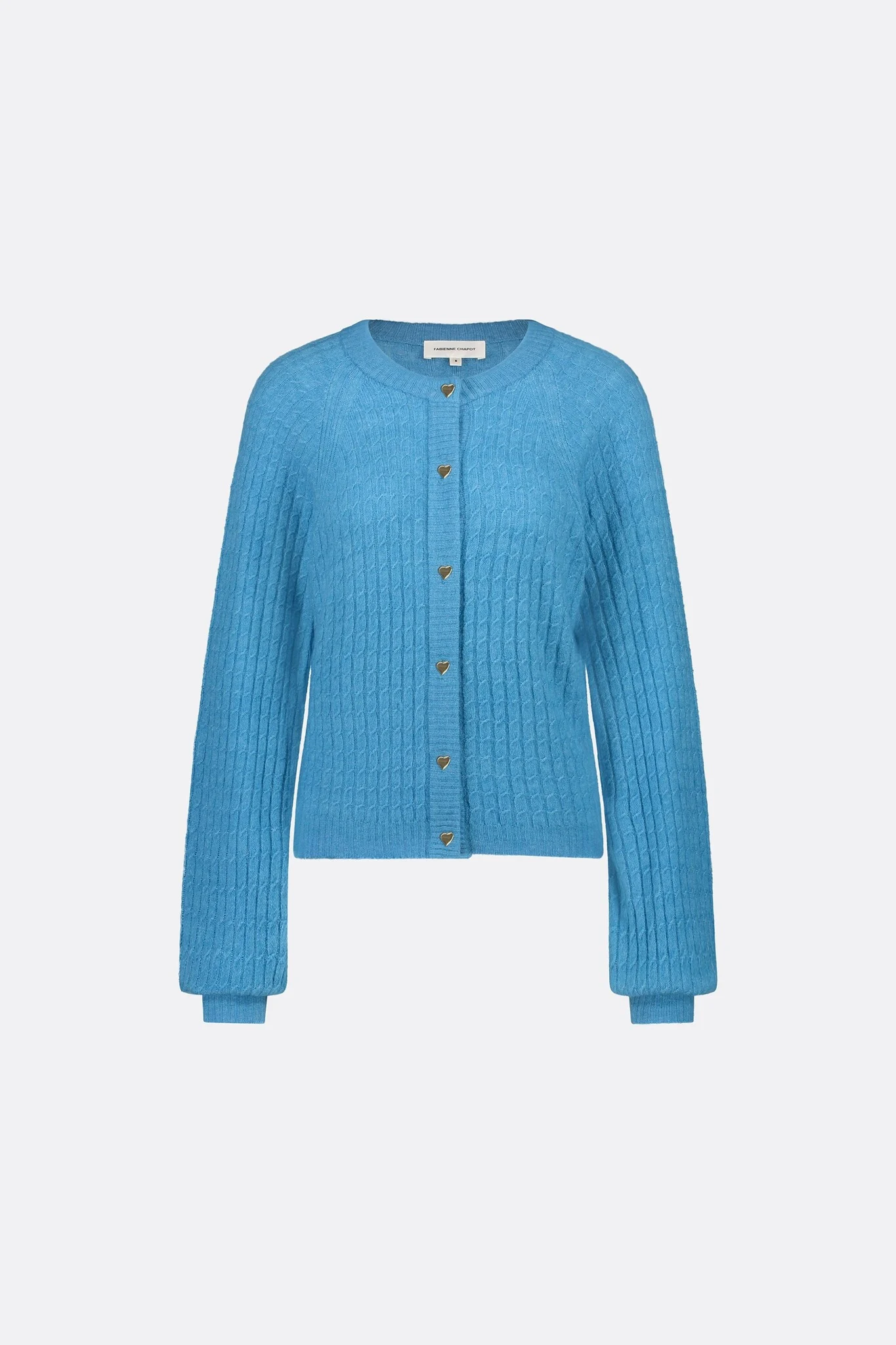 Afbeelding van Fabienne Chapot Cltcar03aw243330 charlotta cardigan venus blue