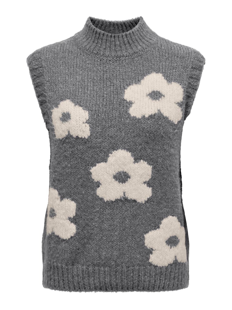 Afbeelding van Jacqueline de Yong Jdykilian flower sl vest knt dessin