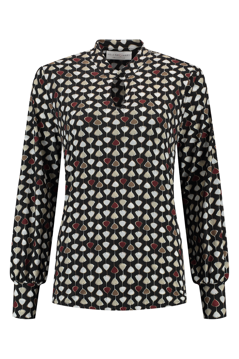 Helena Hart 7470milo top just print milo wine