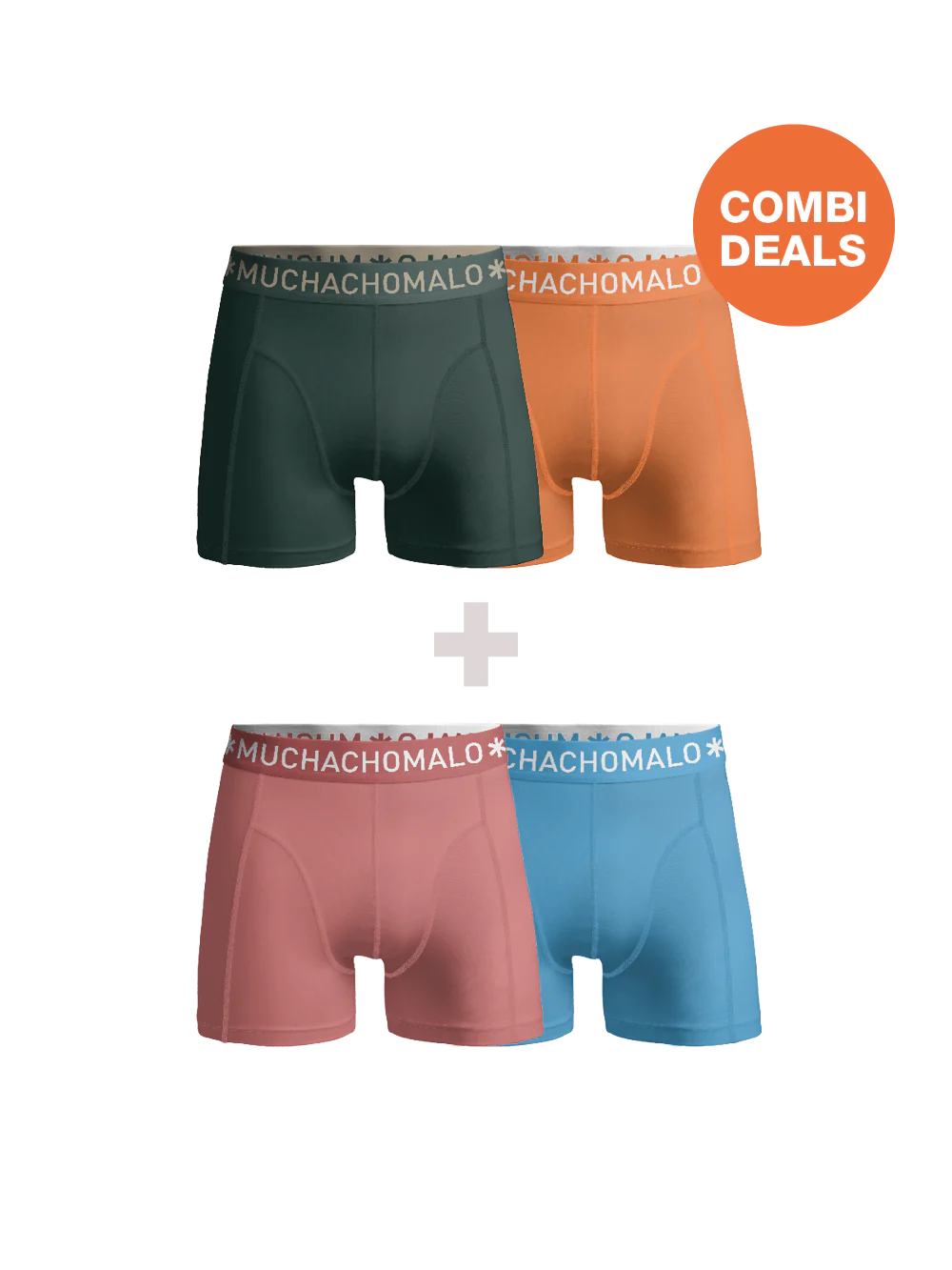 Muchachomalo Heren 2+2-pack boxershorts