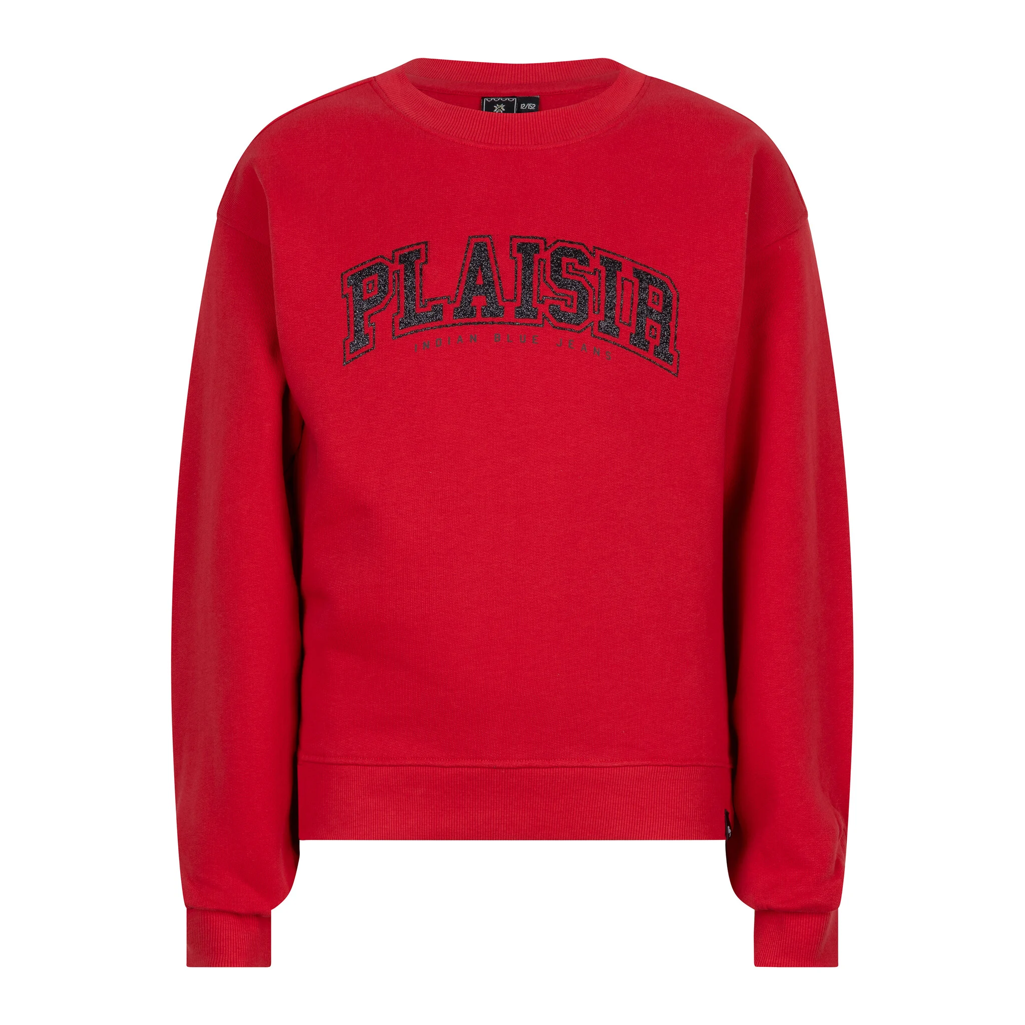 Indian Blue Meisjes sweater cropped poppy