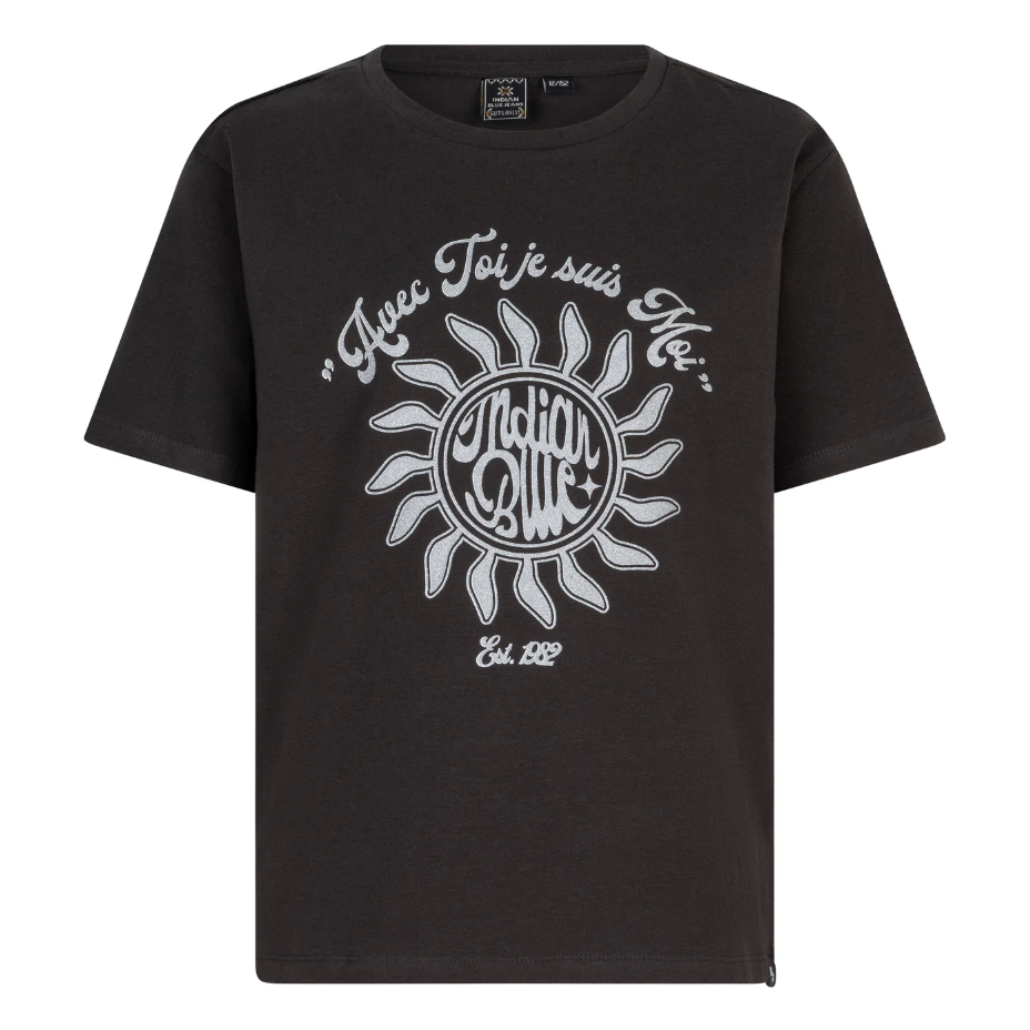 Indian Blue Meisjes t-shirt avec-toi phantom