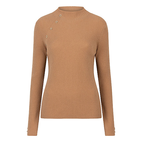 Esqualo Sweater f24-07526 brandy