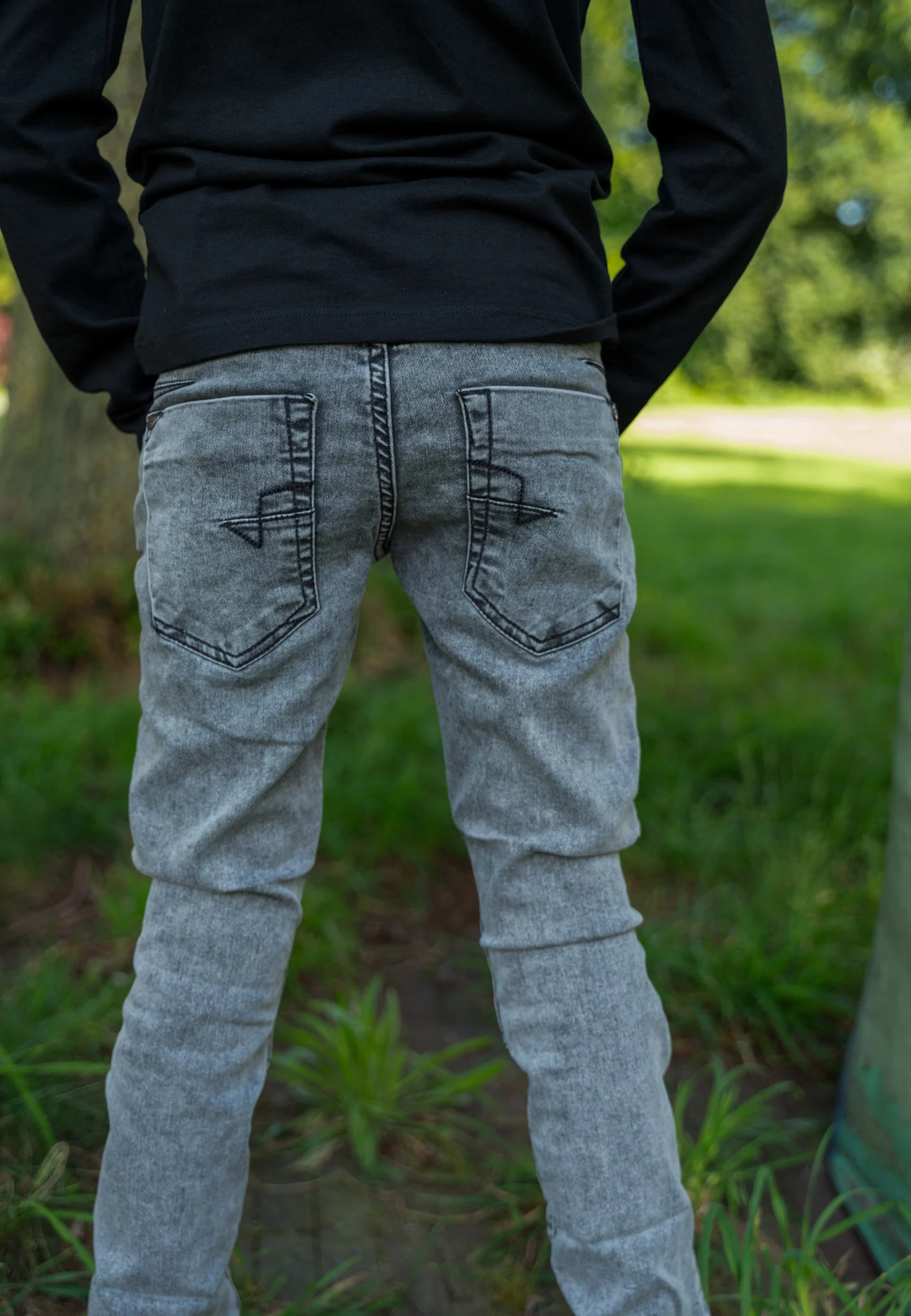 Dutch Dream Denim Jongens jeans mwaya jogg extra slim fit grey