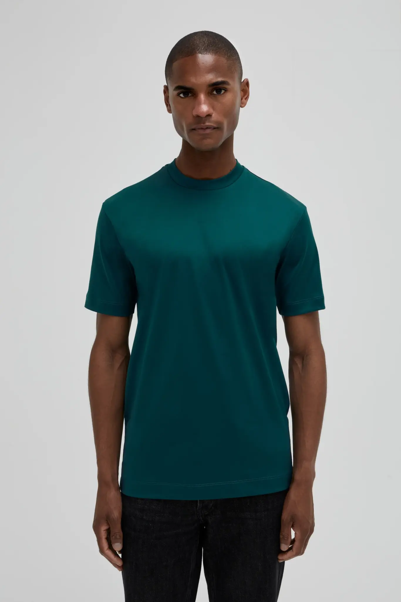 Valenza Interlock supima t-shirt petrol