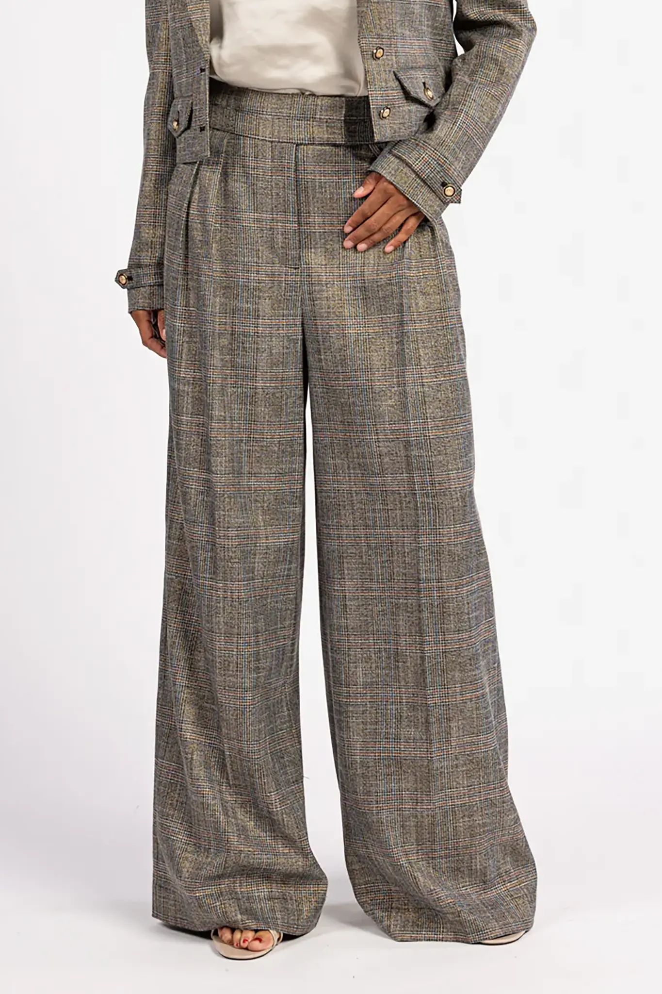 Aaiko Frederique tweed pants