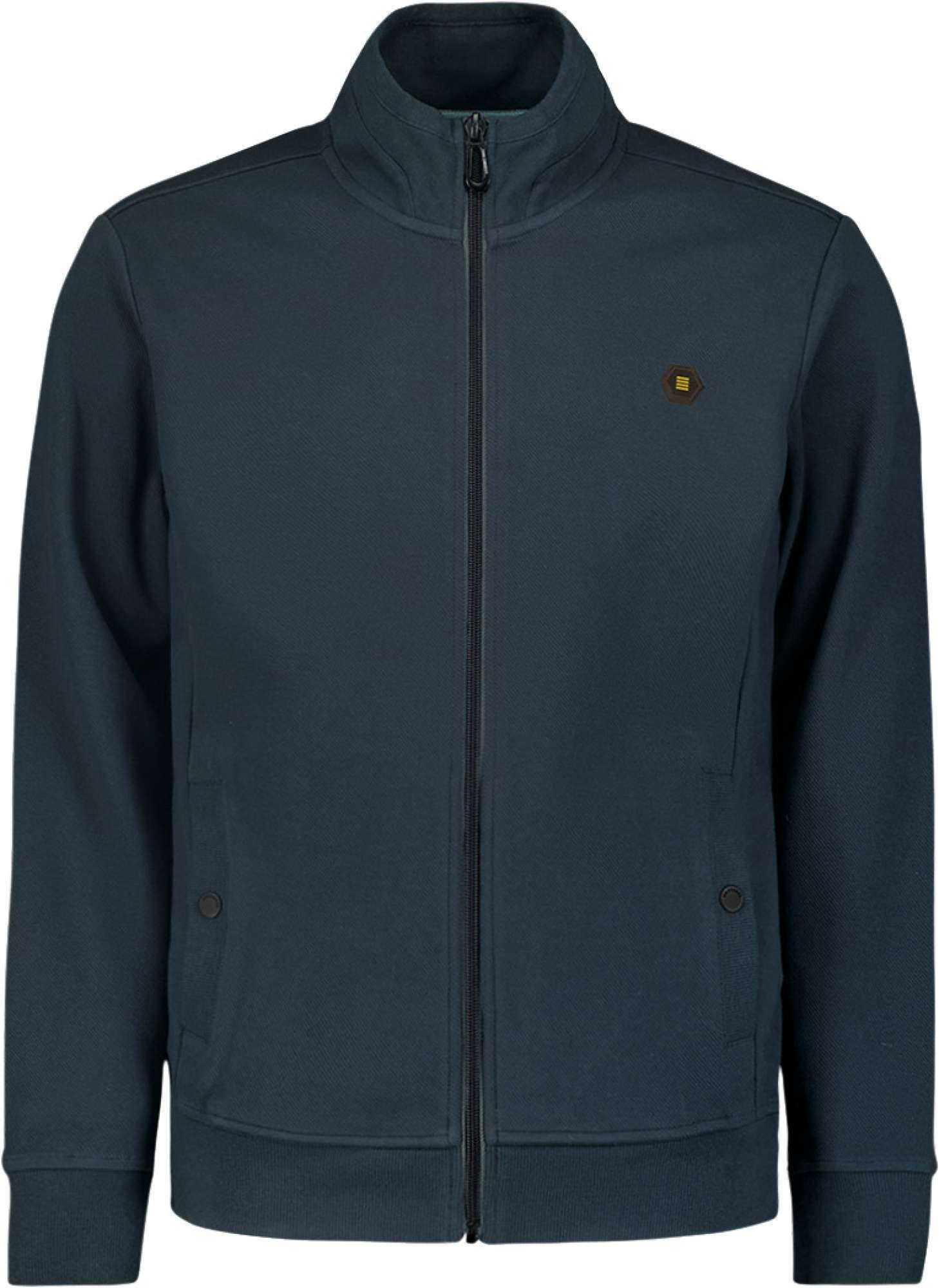 No Excess Sweater full zipper twill jacquard night