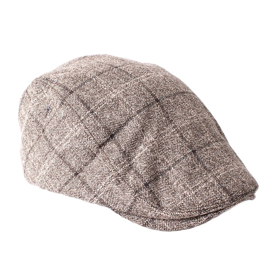 Tresanti Dolan | flatcap met gemêleerd ruitmotief |