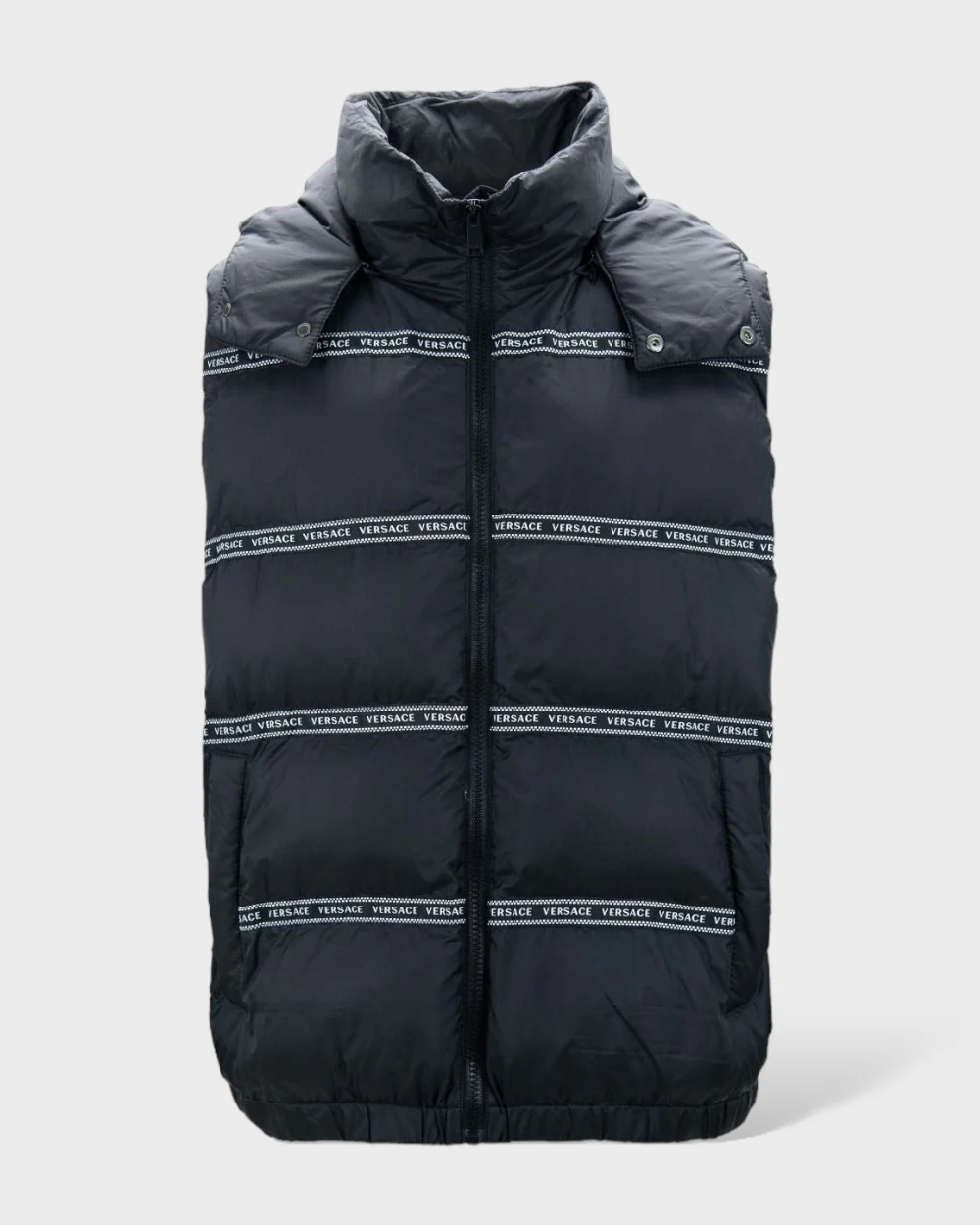 Versace Polyester body warmer zwart