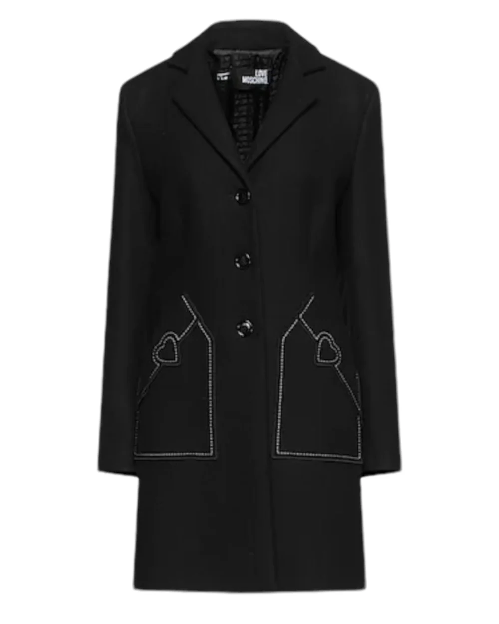 Love Moschino Zwart trenchcoat