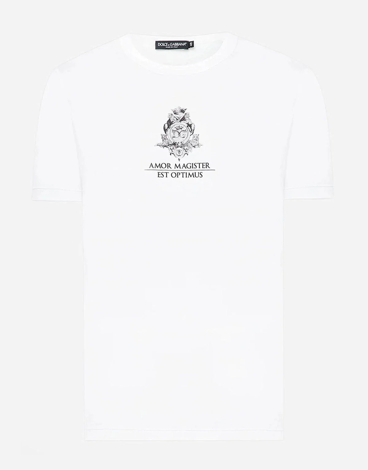 Dolce and Gabbana Witte amor magister t-shirt