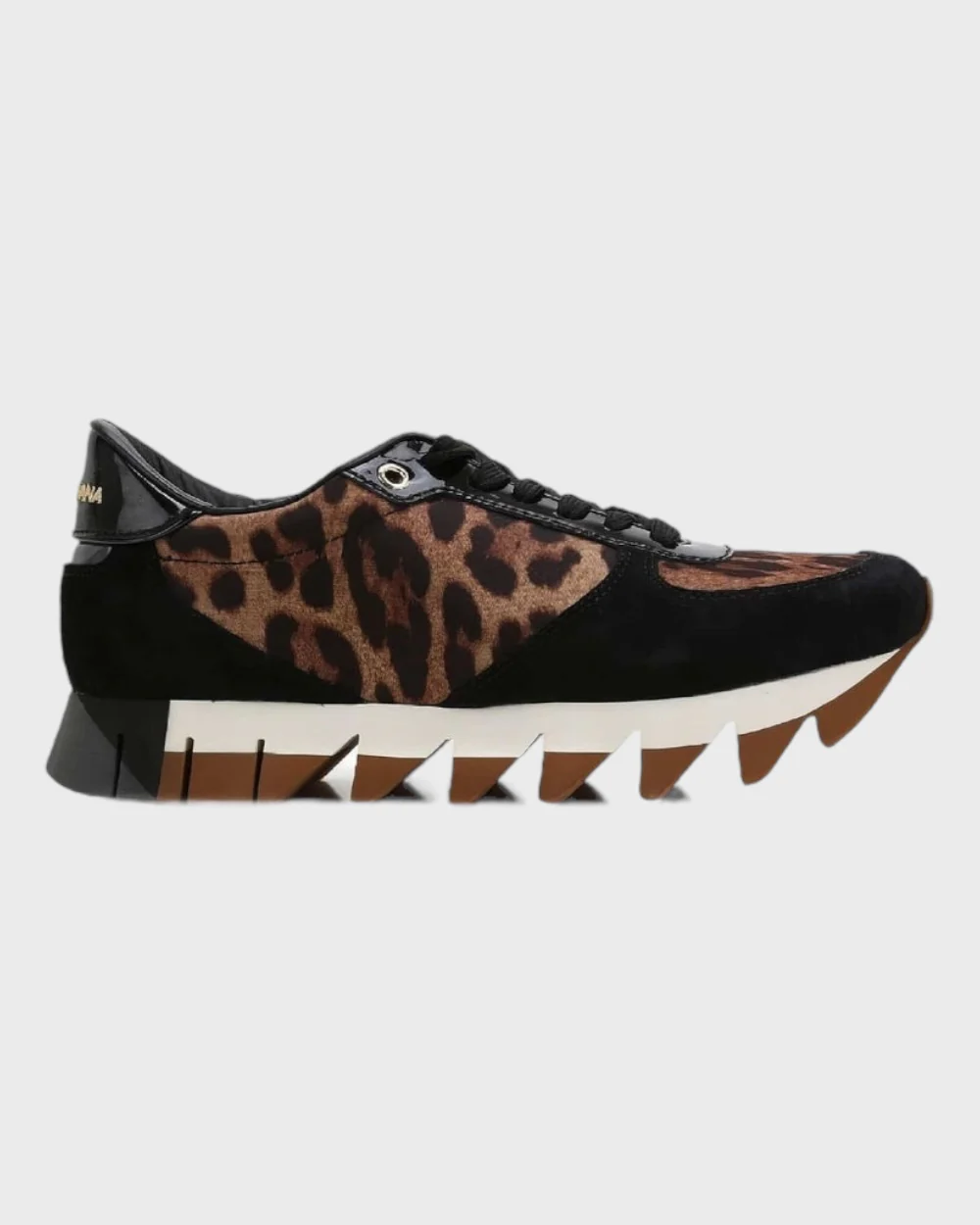 Dolce and Gabbana / bruin luipaardprint sneakers