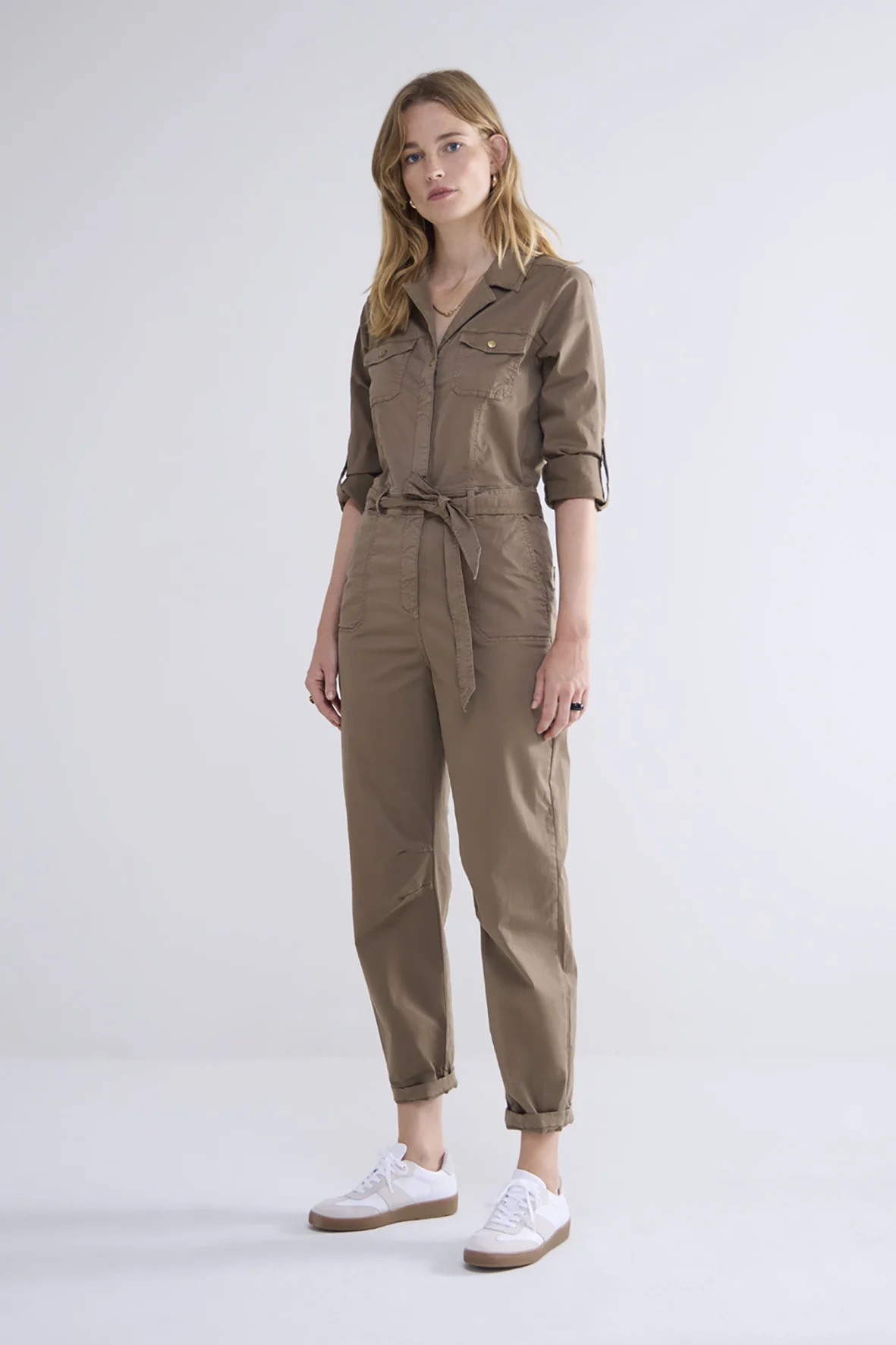 Summum 4s2675-12003 jumpsuit butter tencel twill