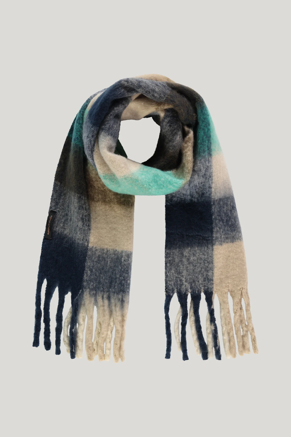 Summum 8s1004-8552 check scarf