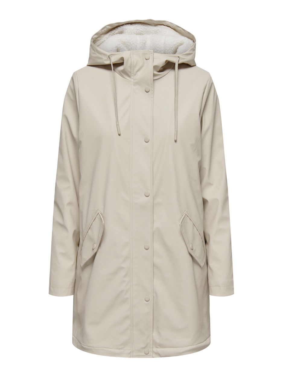 Only Onlsally raincoat otw noos beige