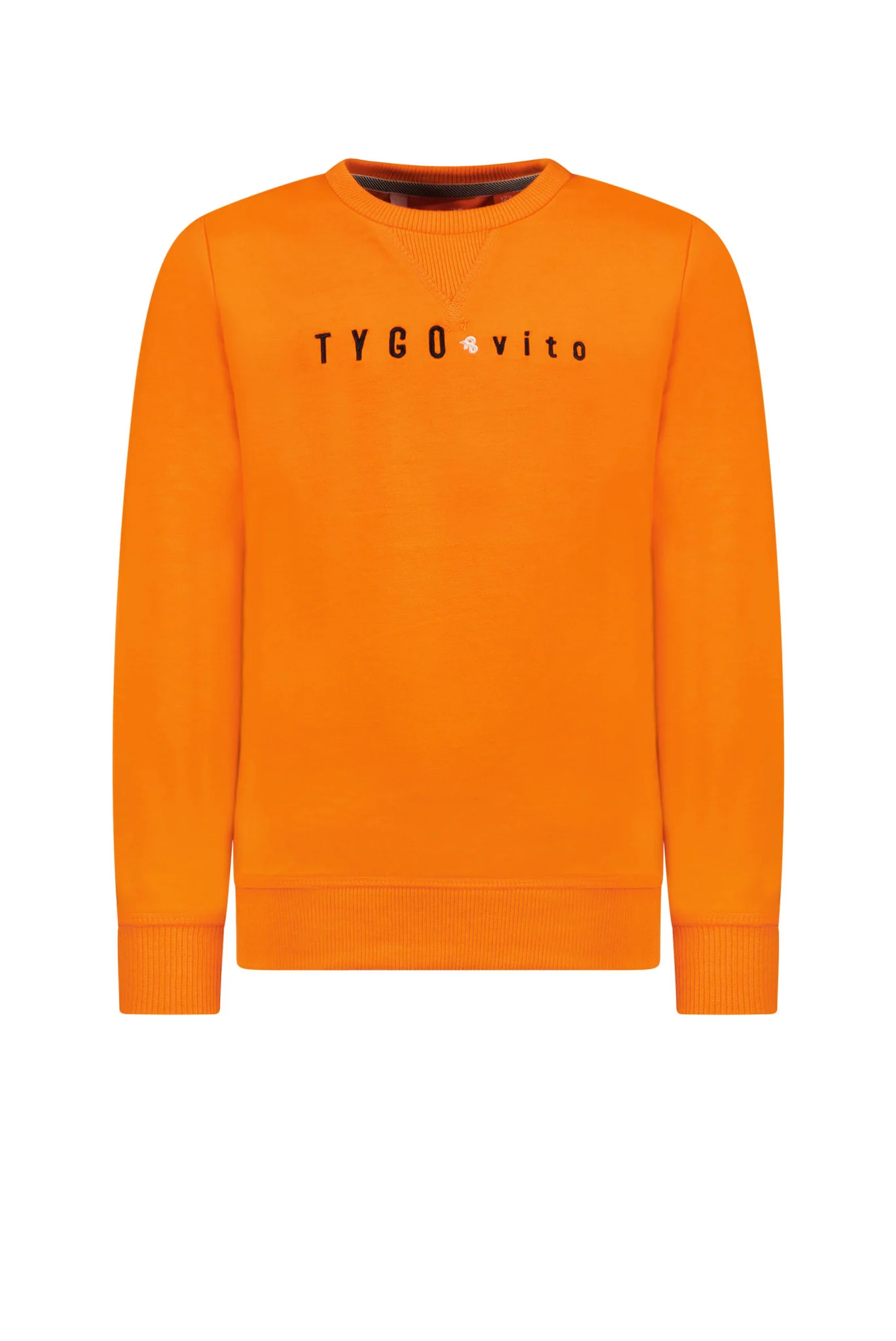 Tygo & Vito Jongens sweater met geborduurd logo noos clownfish