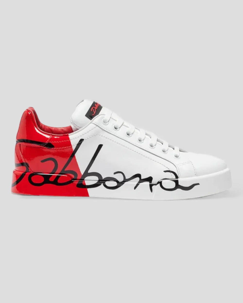 Dolce and Gabbana / rood dames sneakers