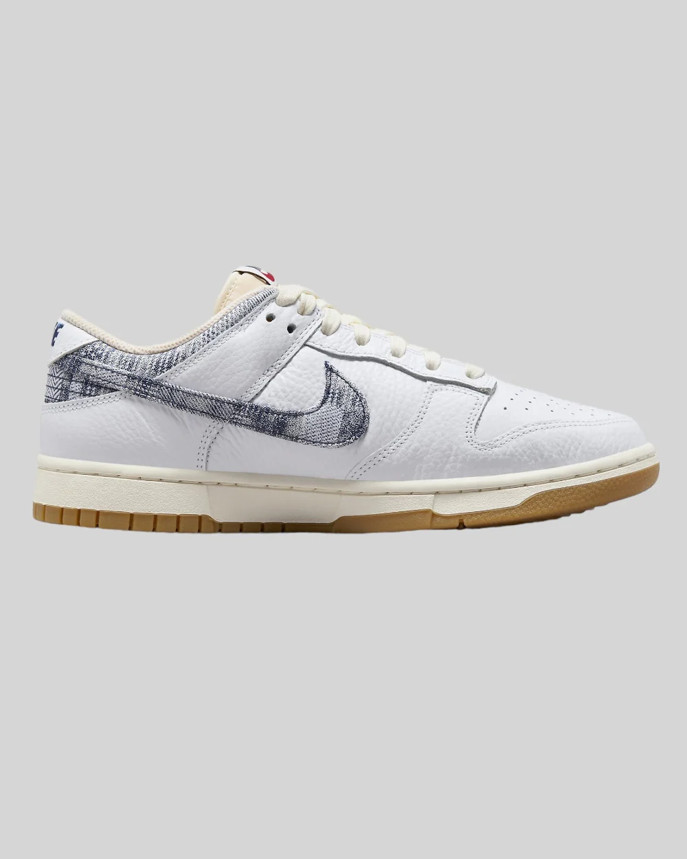 Nike Dunk low white gym red sail midnight navy dames sneakers