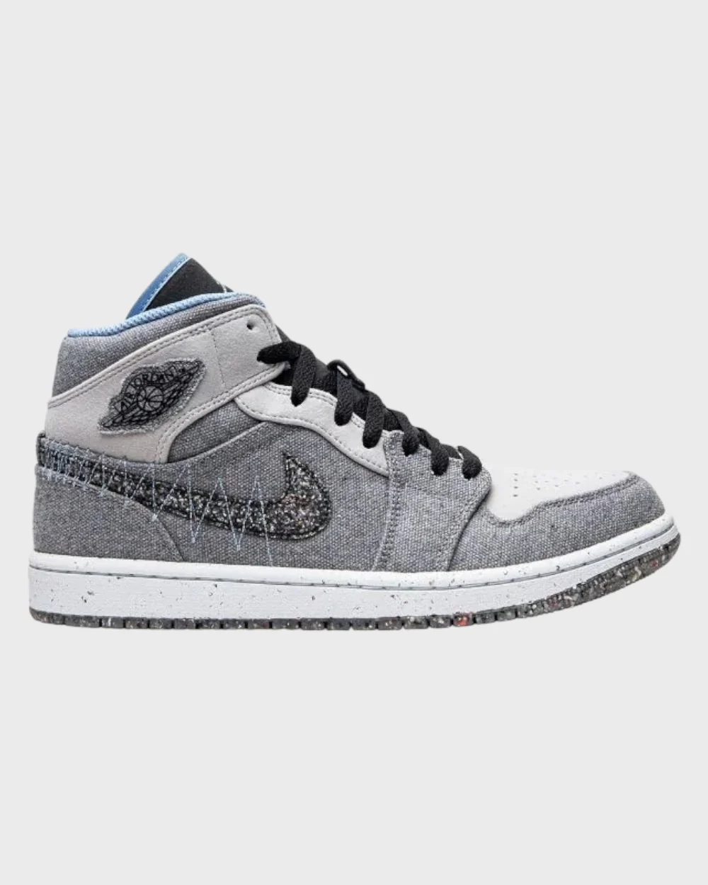 Nike Jordan 1 mid crater grey black blue