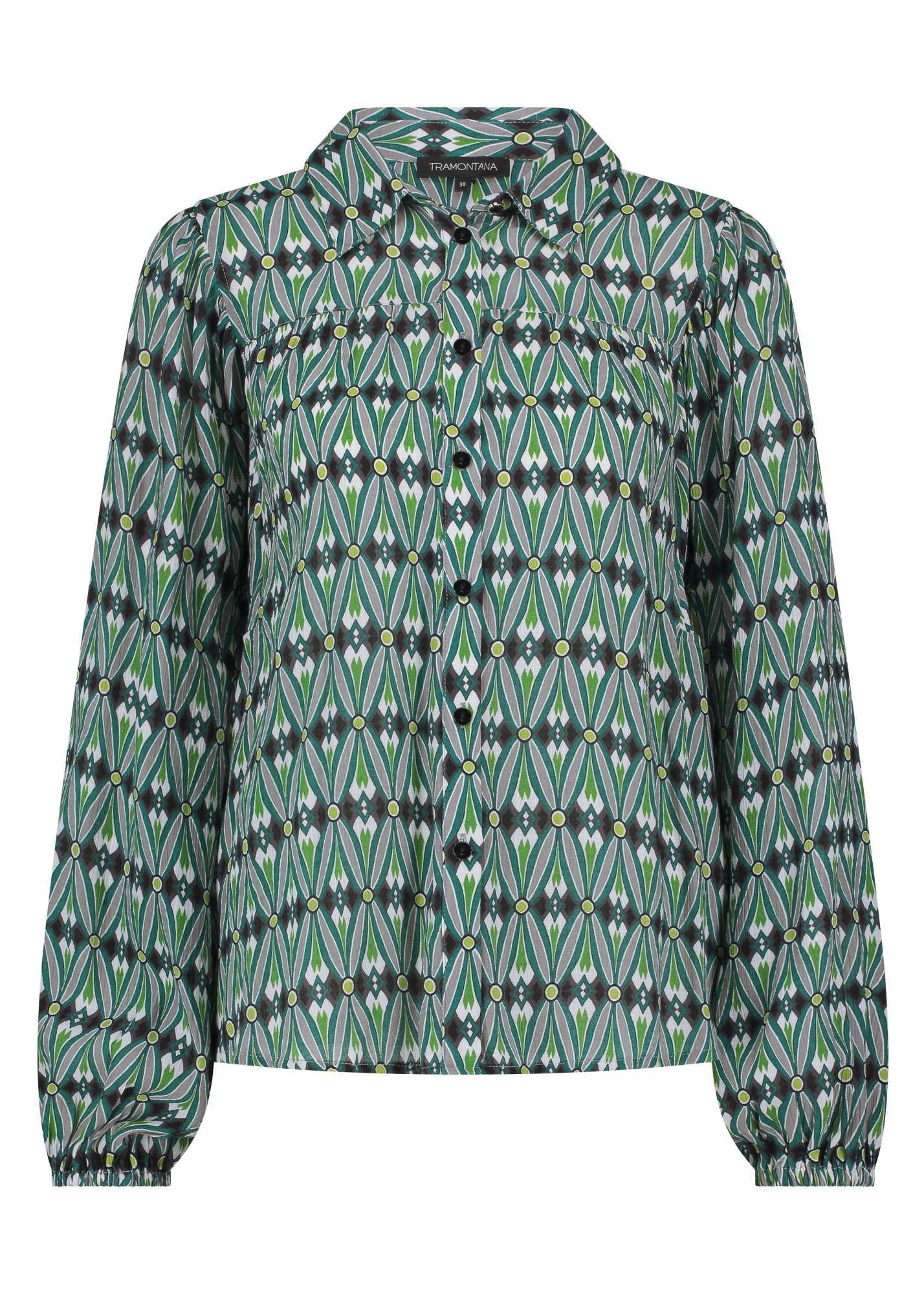 Tramontana Blouse print petrols multi