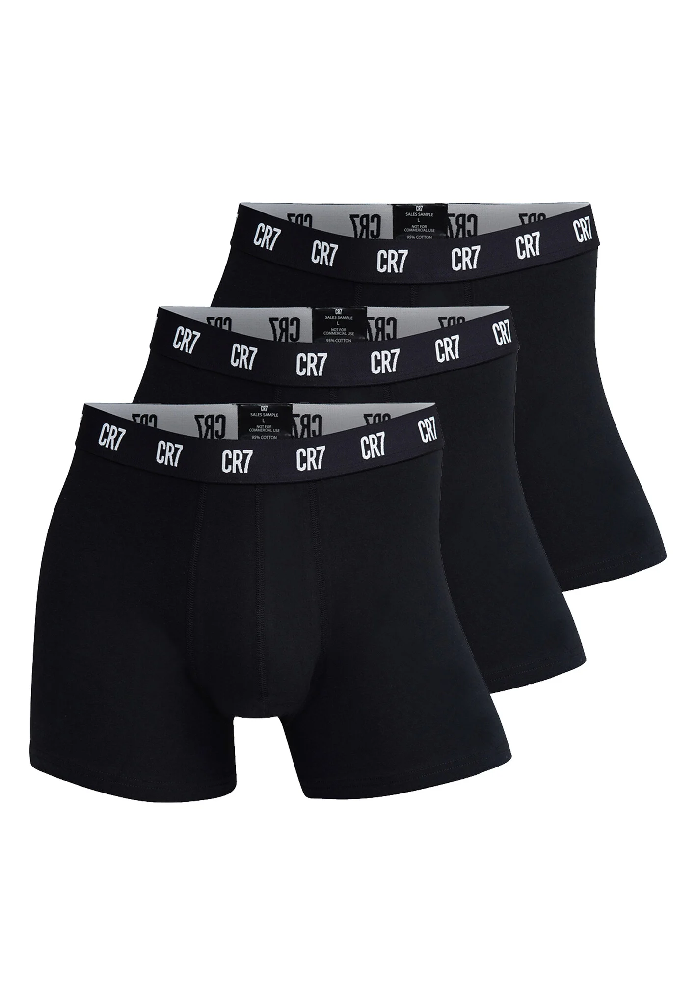 CR7 Heren boxershorts effen 3-pack