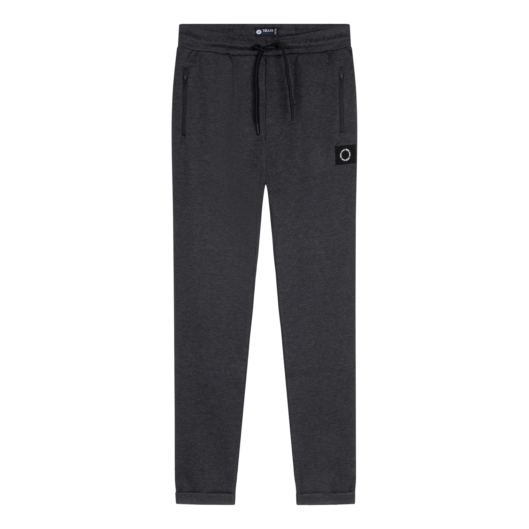 Afbeelding van Rellix Jongens jogging broek twill stretch antraciet