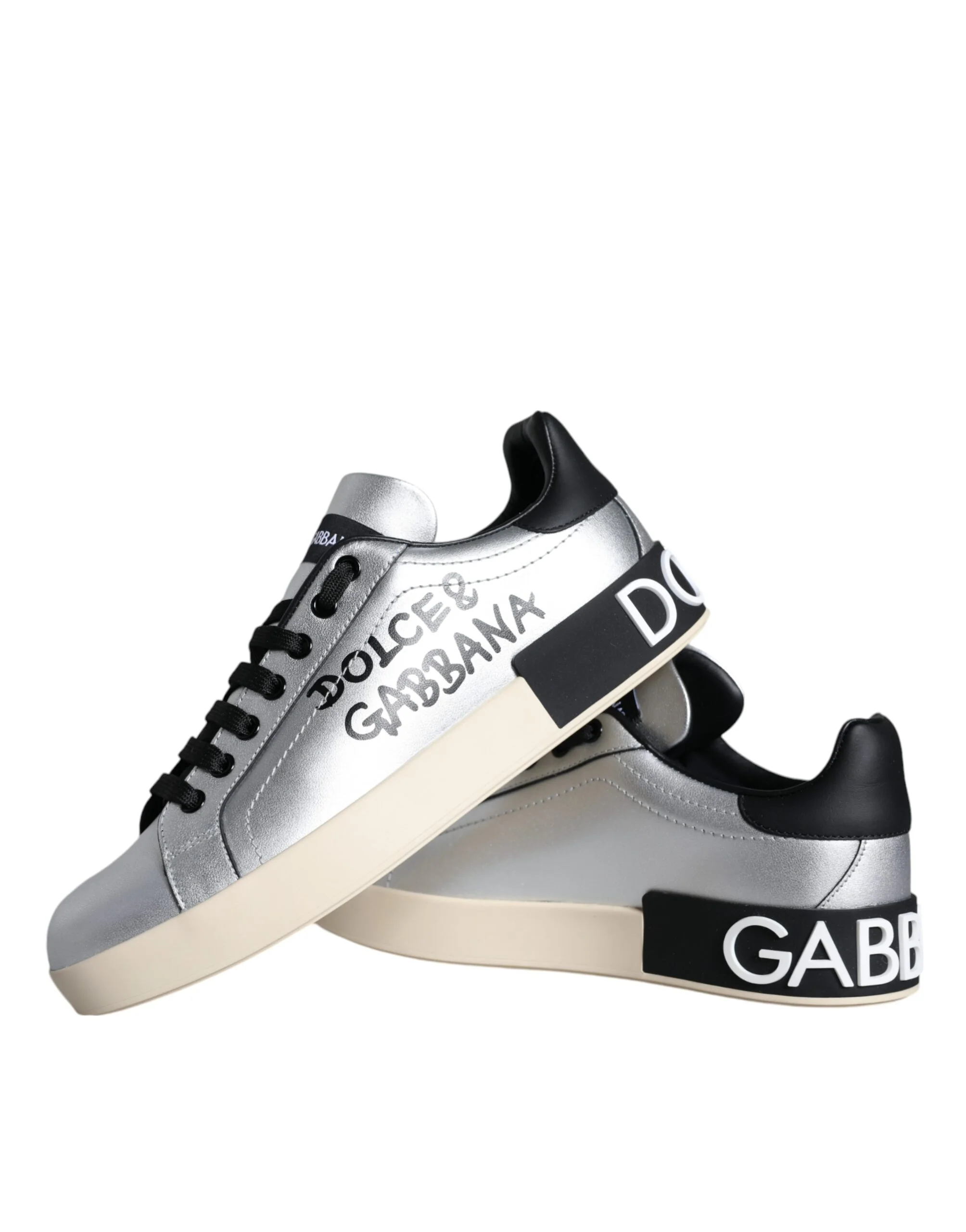 Dolce and Gabbana Portofino kalfsleren sneakers