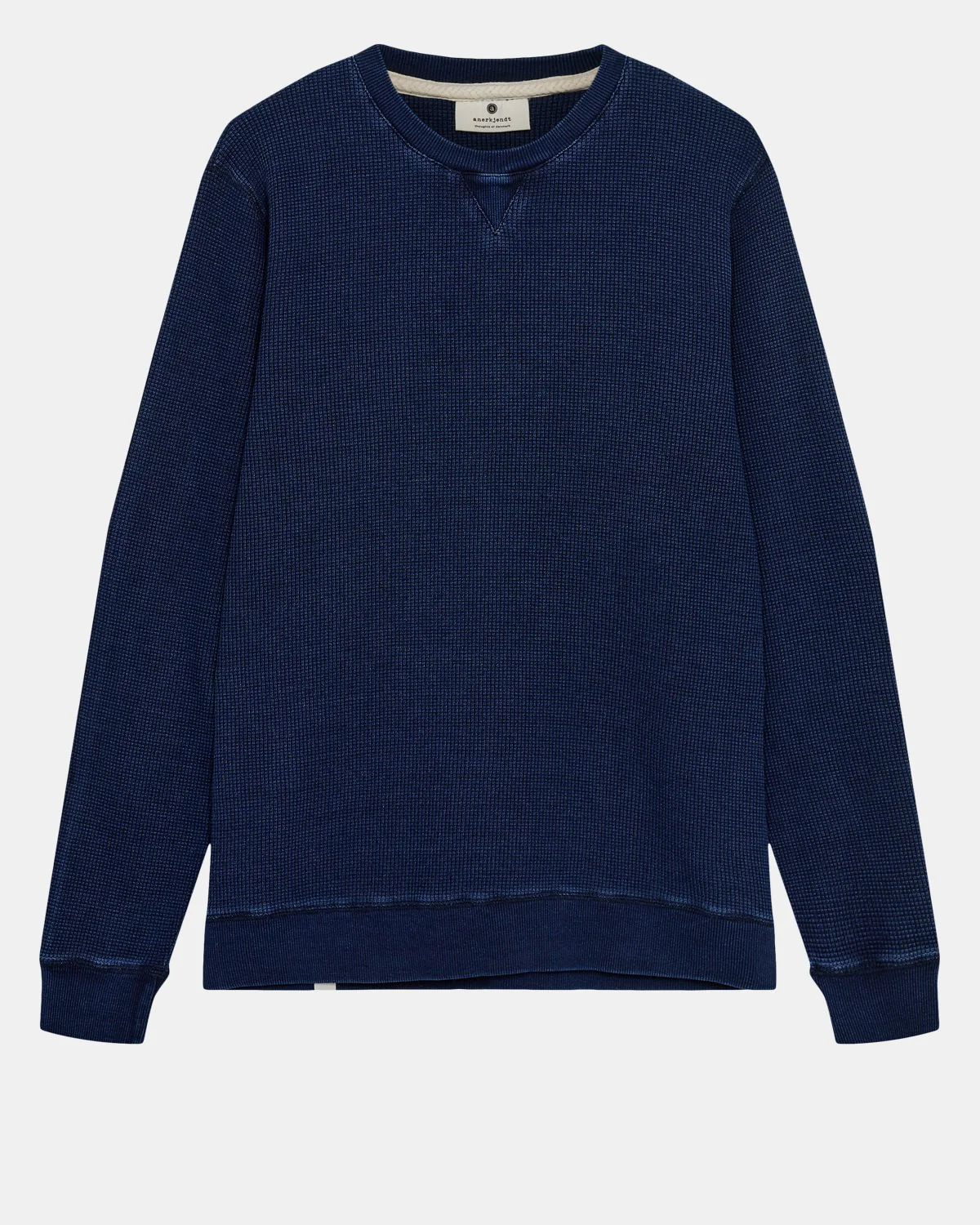 Anerkjendt Akruben indigo waffle sweat 901761 sky captain